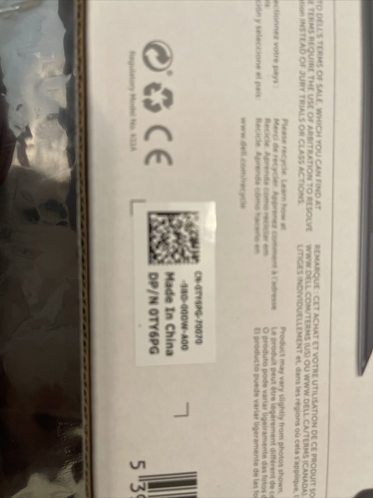 Dell Venue Slim Keyboard Dell Venue 11 Pro /5130/7130/7139/7140 TY6PG K11A 03