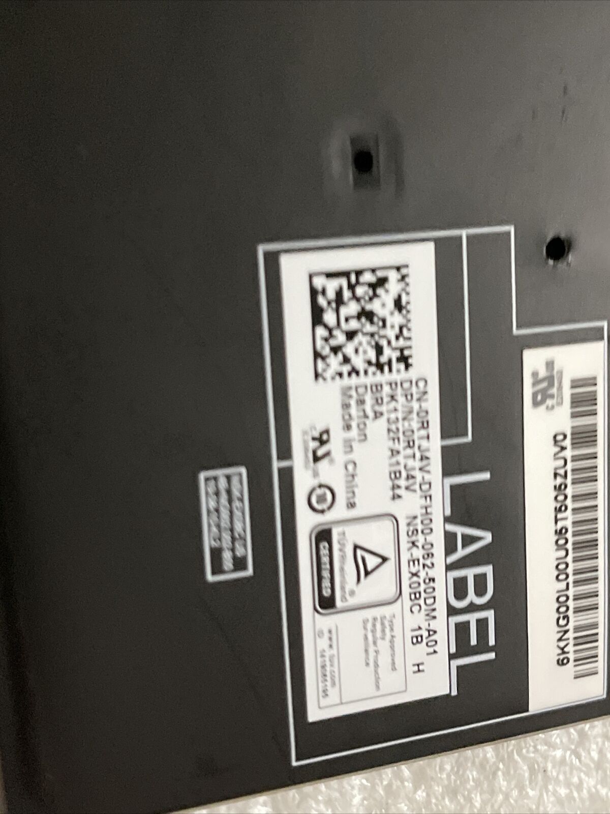 New Genuine Dell Precision 7530/7730/7740 Backlit Brazilian Keyboard RTK4V H1K5