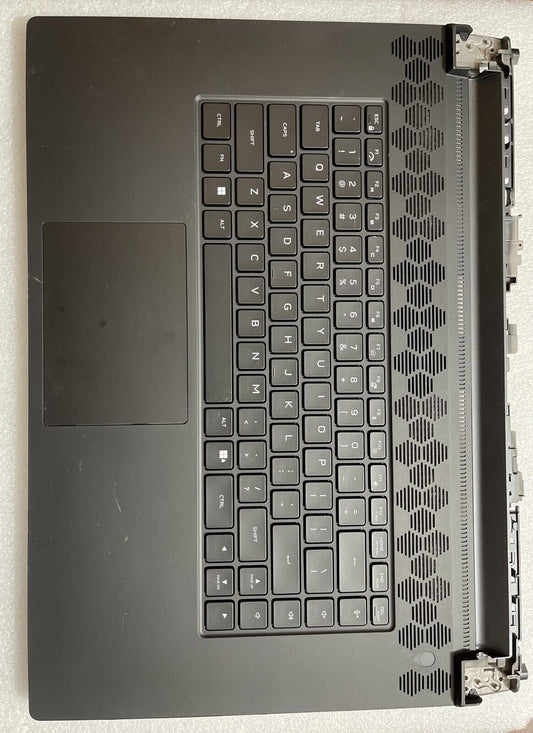 DELL ALIENWARE M17 R5 US ENGLISH KEYBOARD PALMREST TOUCHPAD Y65XC MWYJJ AT H2