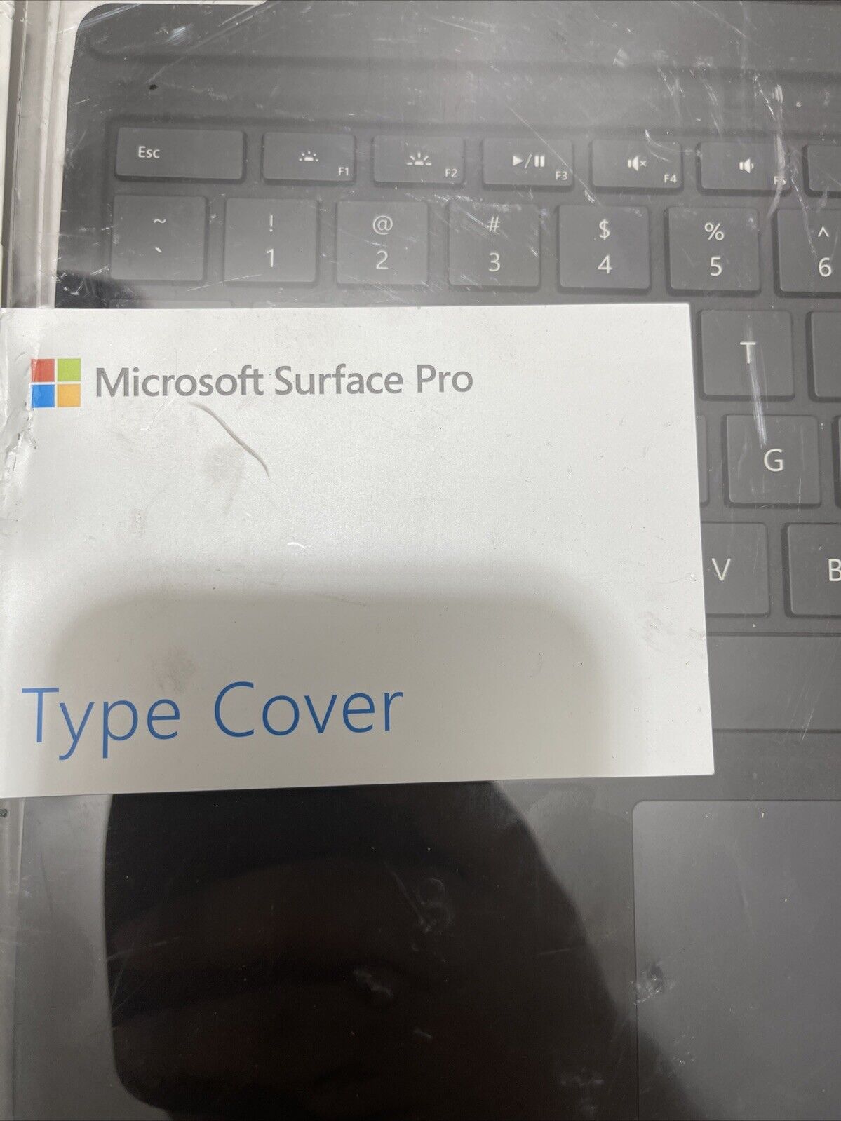Genuine Microsoft  Surface Pro Type Cover 1725 Keyboard - Black  FMN-00001 H1B5