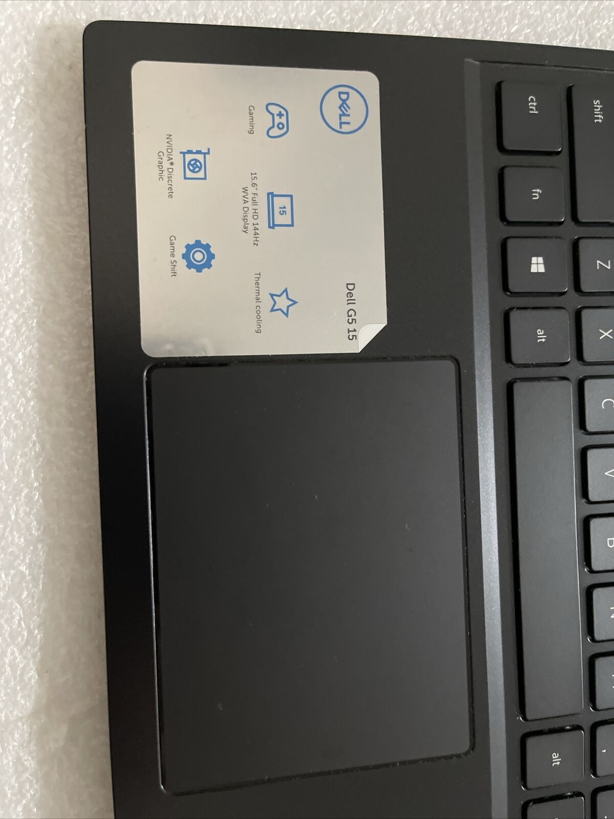 Dell G5 15 5500 Laptop Palmrest Touchpad RGB US Backlit Keyboard 1RPF5 KT H2
