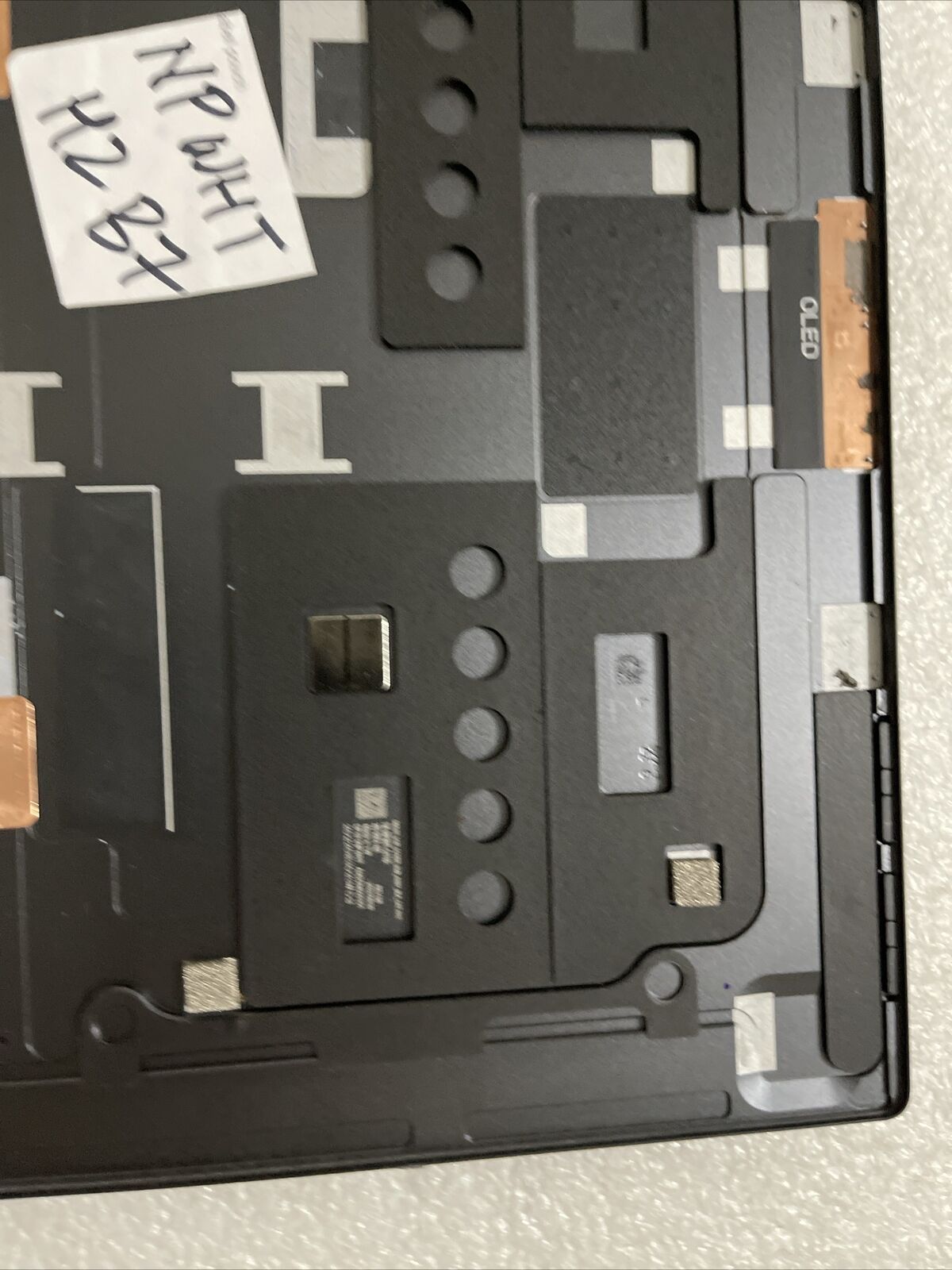 DELL XPS 13 PLUS 9320 LAPTOP 13.4" LCD SCREEN REAR BACK COVER  GRAY NPWHT H2 B7