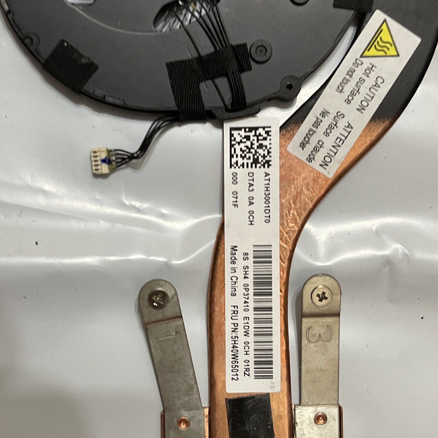 LENOVO THINKPAD X1 CARBON 7TH X1 YOGA 4TH HEATSINK FAN 5H40W65012 5H40W65011 ata