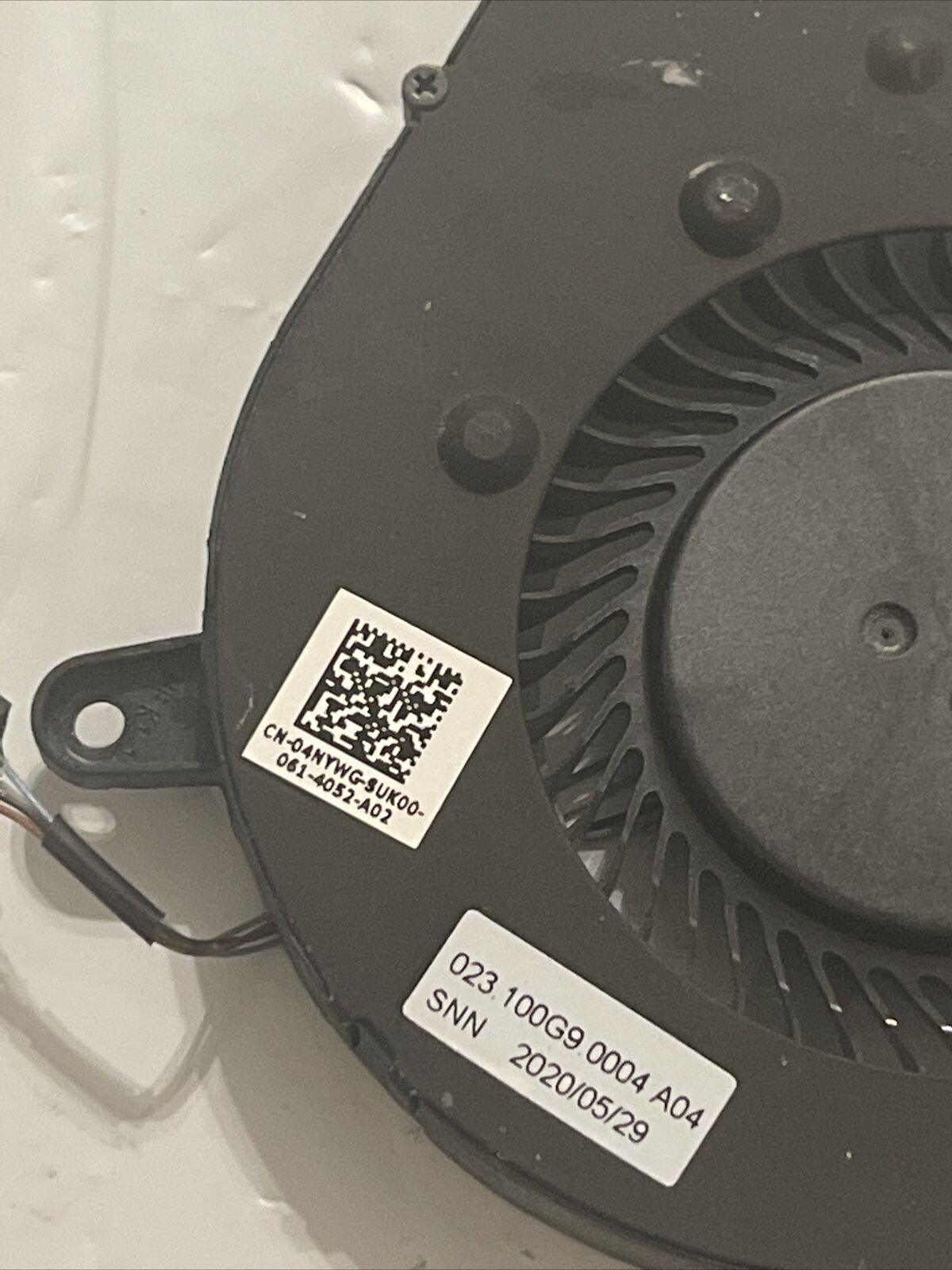 Genuine For Dell G3 15 3590  Laptop CPU Cooling Fan 04NYWG 4NYWG P2
