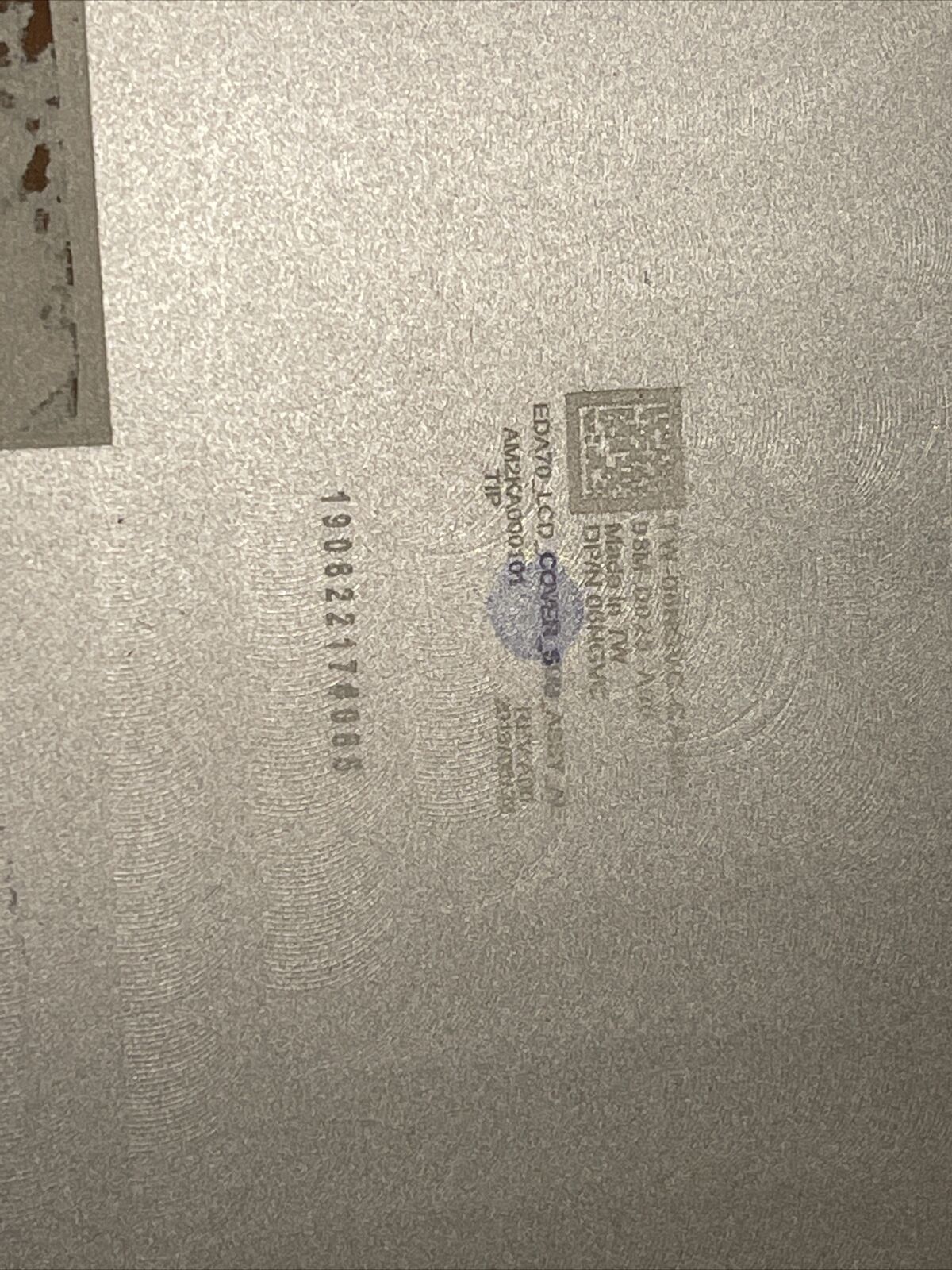 OEM Dell Precision 7440 Silver Aluminum LCD Back Cover 6NGVC H1 B9