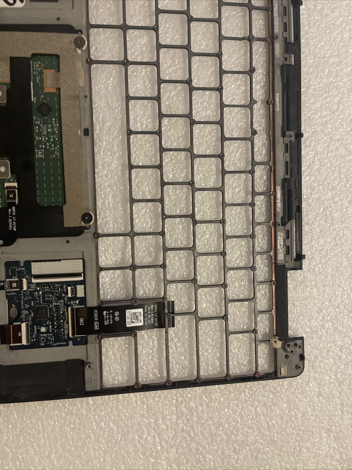 GENUINE Dell XPS 13 7390 2-in-1 Palmrest US FRAME TOUCHPAD 045T4C 45T4C N2 B5