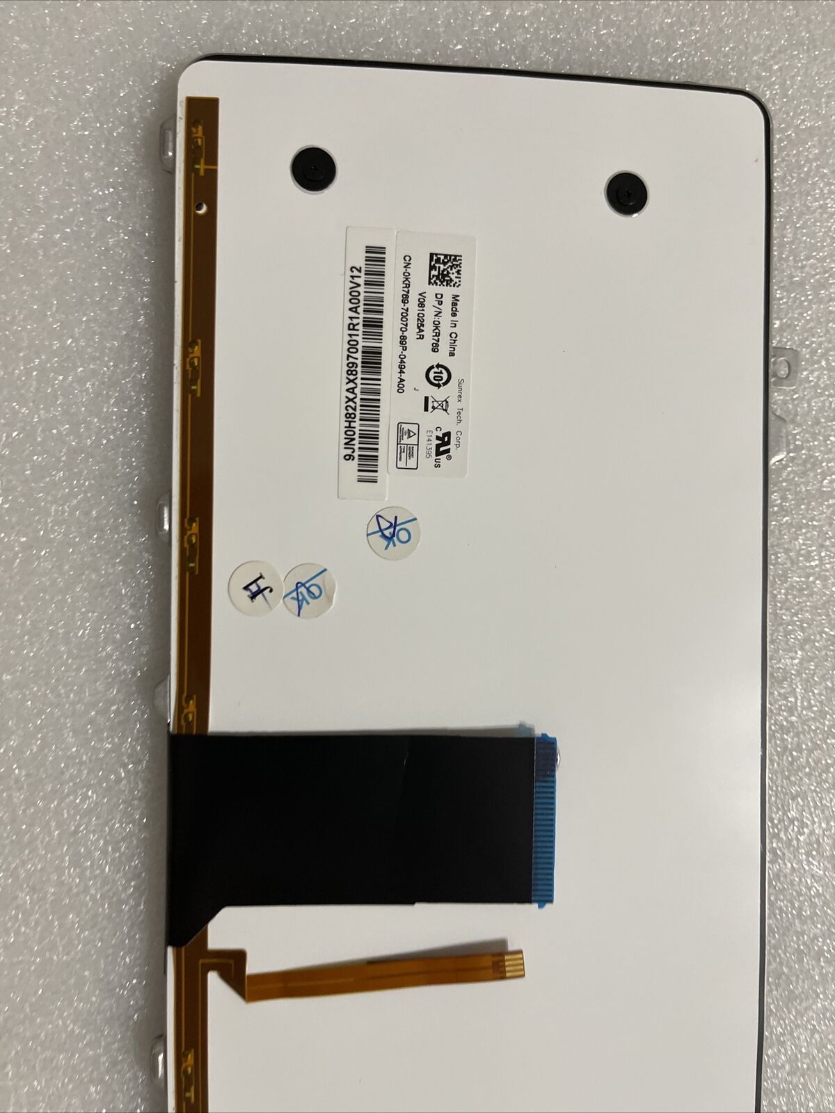 New Genuine Dell Studio 1535 1536 1537 Laptop Brazilian Keyboard 0KR769 A1