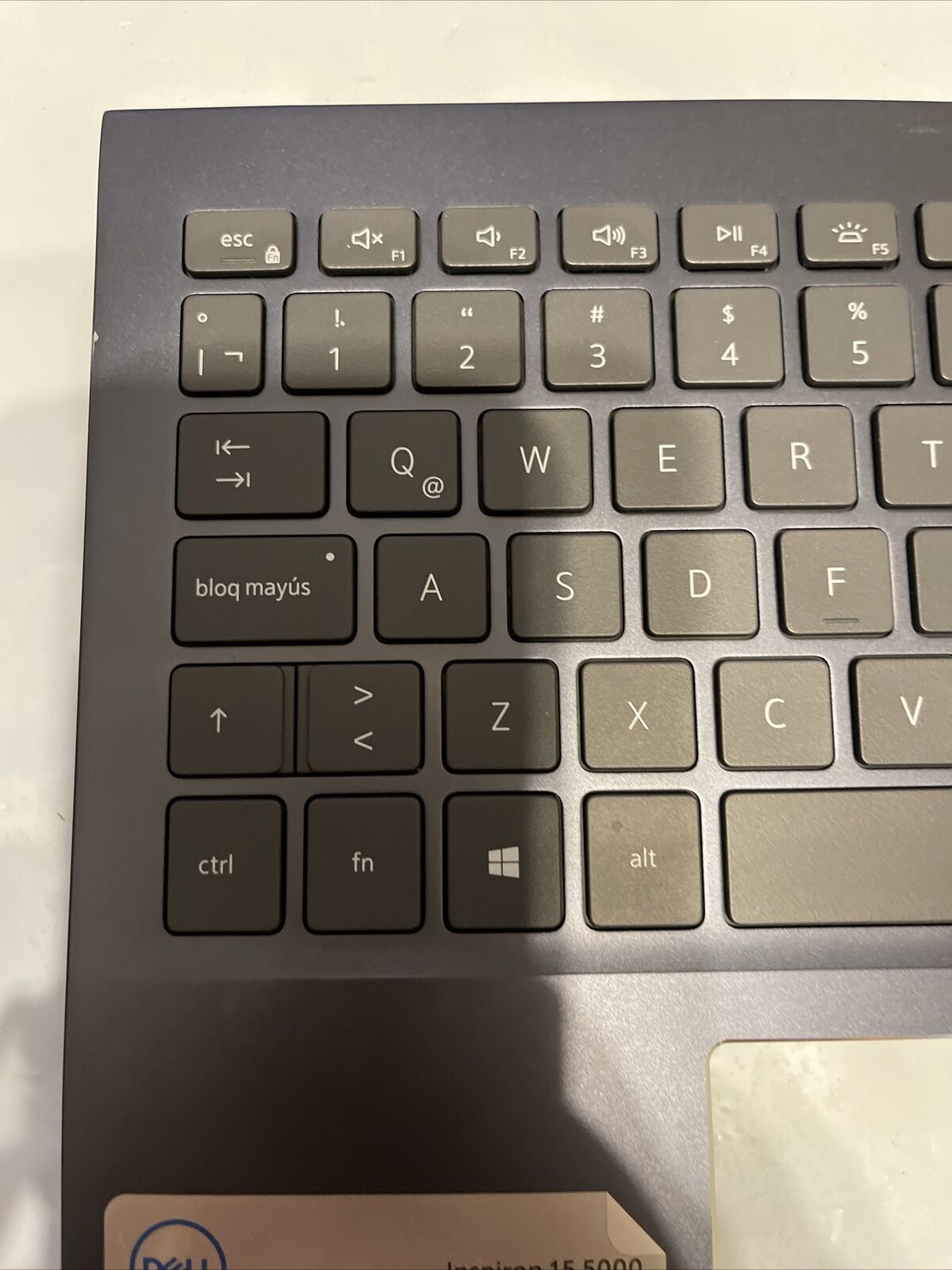 Dell Inspiron 15 5501 Laptop Palmrest Touchpad spanish BCL Keyboard  P93G9 P3