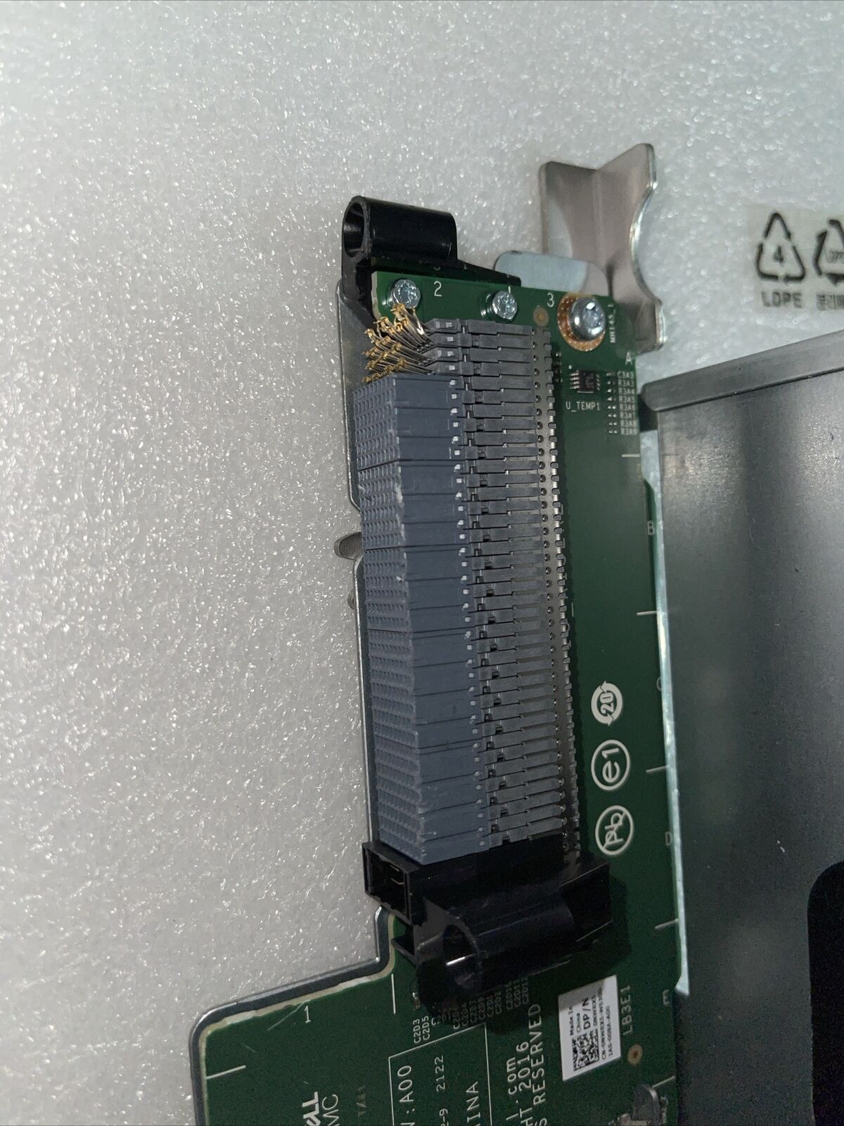 DELL R940 IO RISER2 PCI-E 3.0 X16 CPU3 adapter card 2 FG2NF NWRX5 K5 Damage Pins