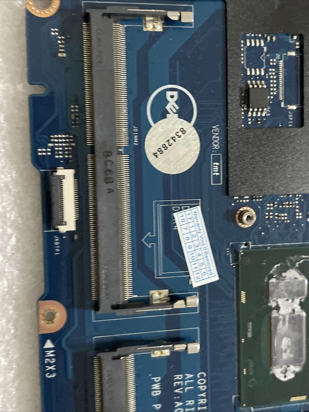 Oem Dell Latitude 5590 1.7 GHz i5-8350U DDR4 Motherboard LA-5412P P50J0 H1 B3