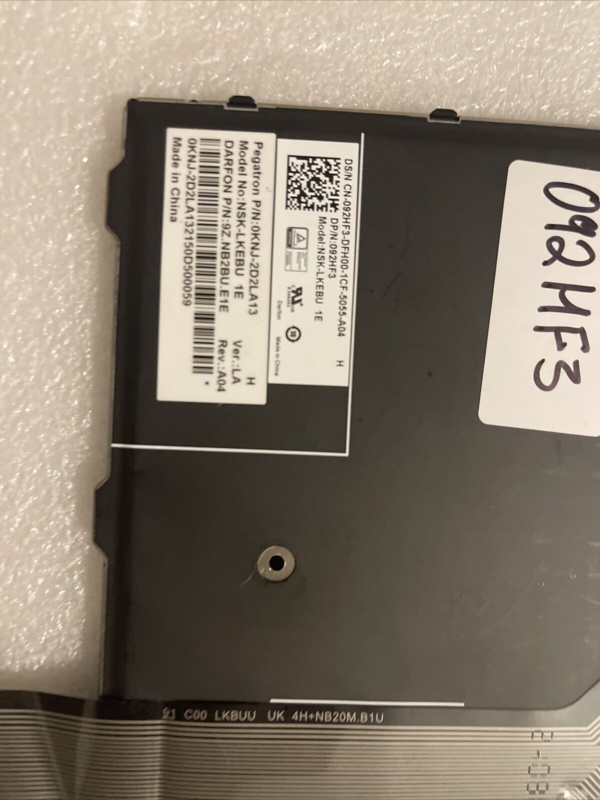 OEM Dell Latitude Rugged 5404 7404 7204 7214 SPANISH BACKLIT KEYBOARD 92HF3