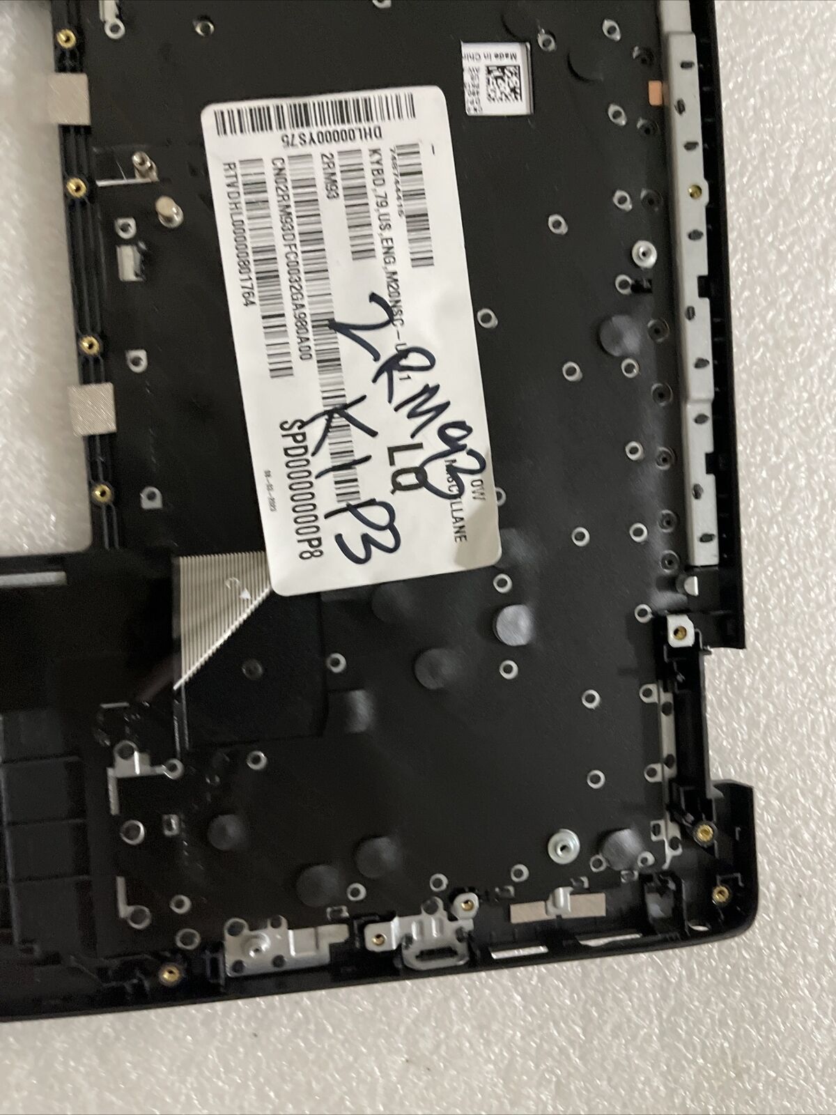 Dell Latitude 3420 E3420 Palmrest Non Backlit US Keyboard 1W2NK 2RM93 K1 P3