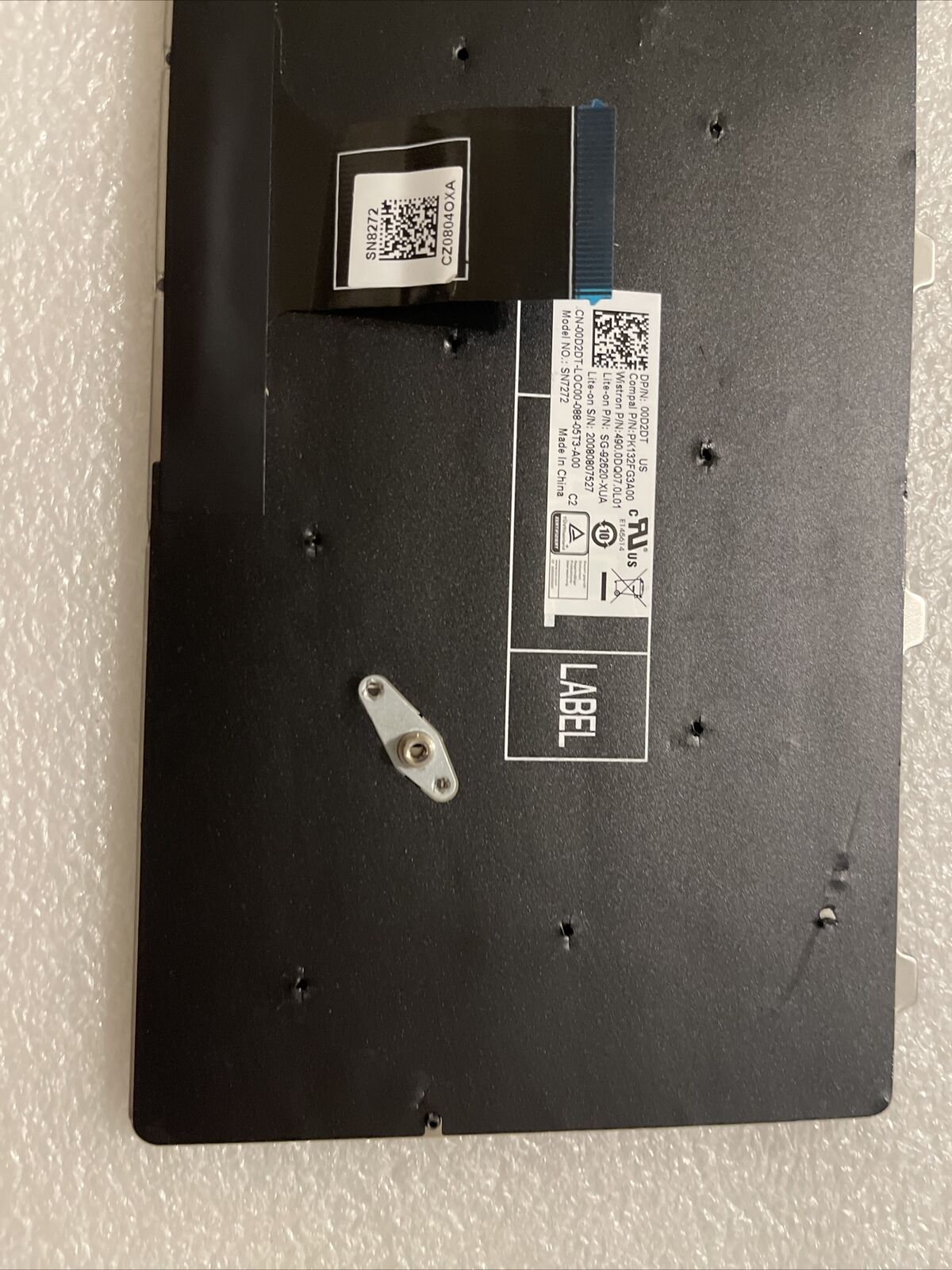 Genuine DELL Chromebook 11 3100 3110 3180 3189 5190 Keyboard 00D2DT 0D2DT D2 Sm3