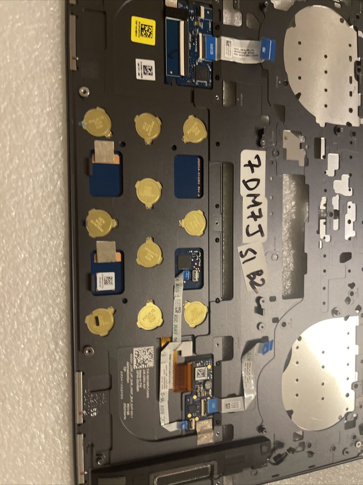 Genuine Dell XPS 9320 Palmrest Touchpad Assembly Speakers GV96R 7DM7J T8