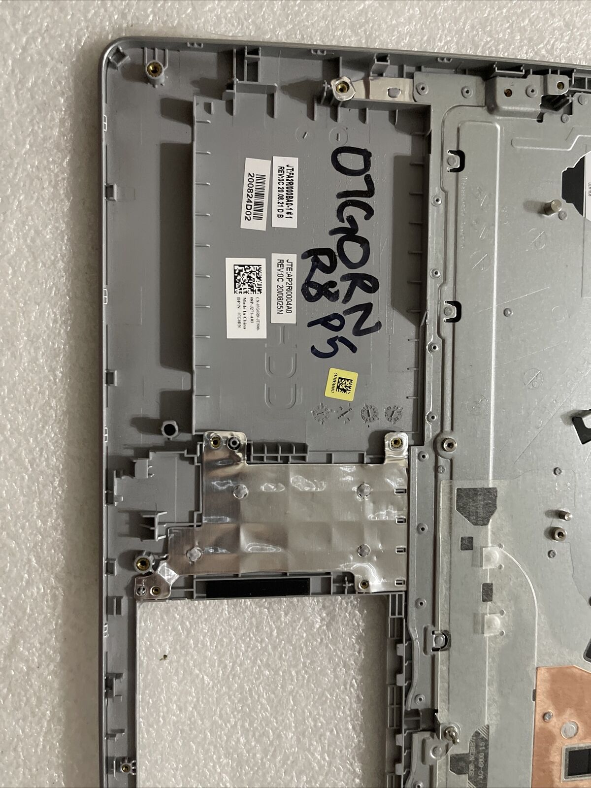 Dell Inspiron 5593 Palmrest Backlit US Eng Keyboard W Type-C 07G0RN 7G0RN R8 P5