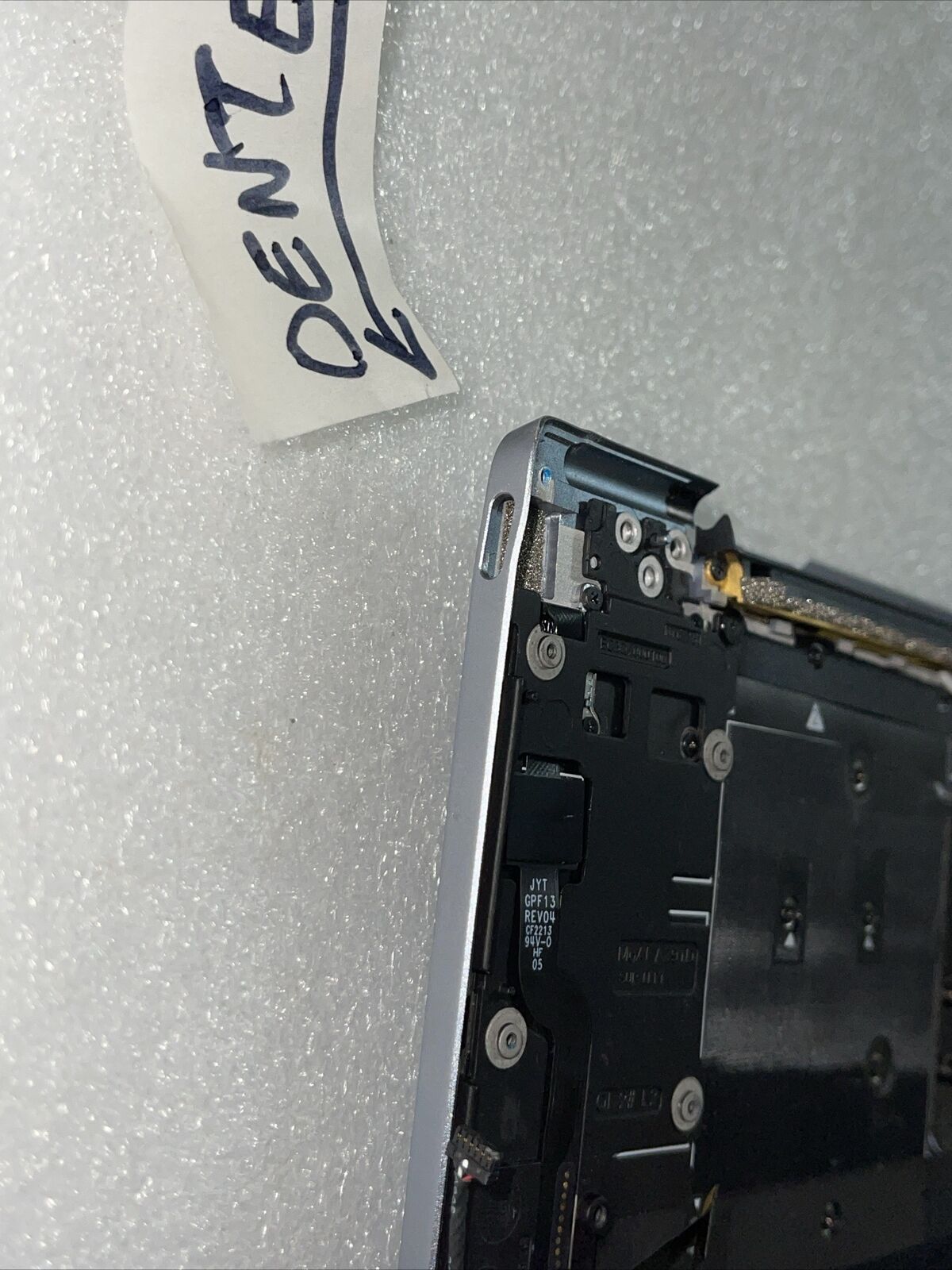 Dell XPS 9315 Laptop Palmrest Touchpad US Keyboard Spkers Blue TKH4F K8B5 Dented