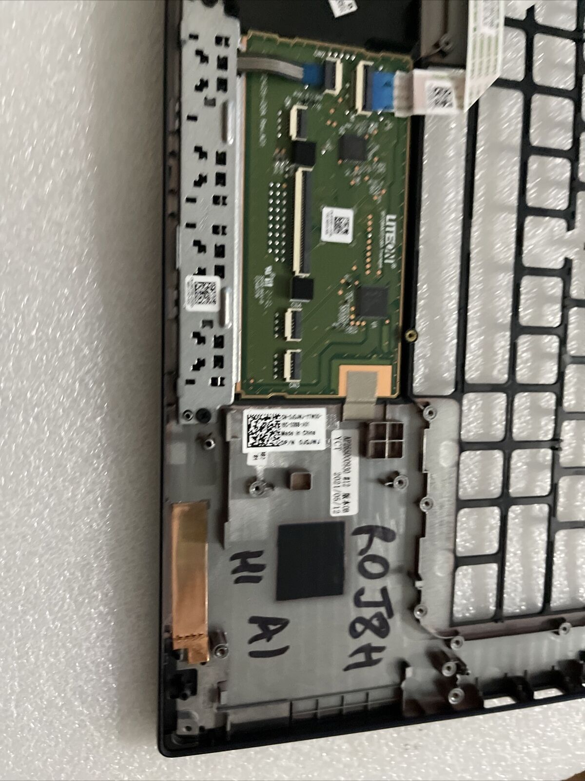 New OEM Dell Latitude 7490 Laptop Palmrest Touchpad  0JGJWJ 0R0J8H H1 A1