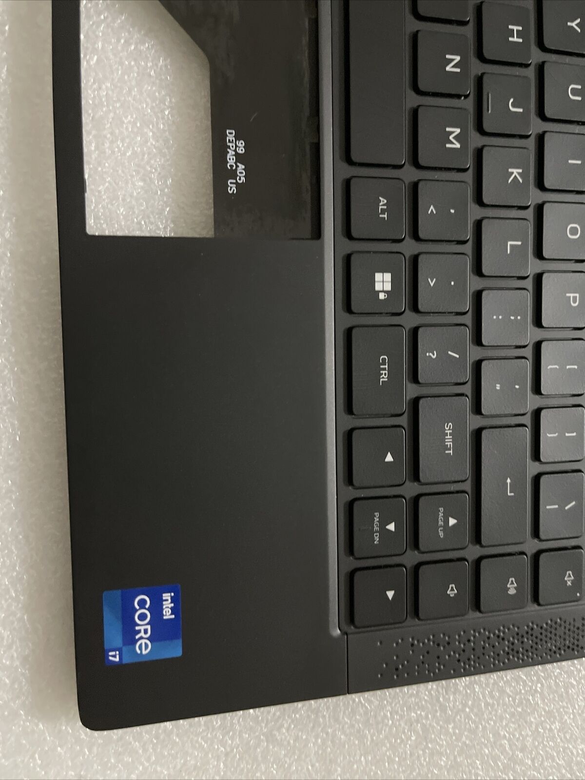 DELL Alienware X14 R1 Laptop Palmrest  US Eng KEYBOARD Y7YTK 52P24 H6 B5