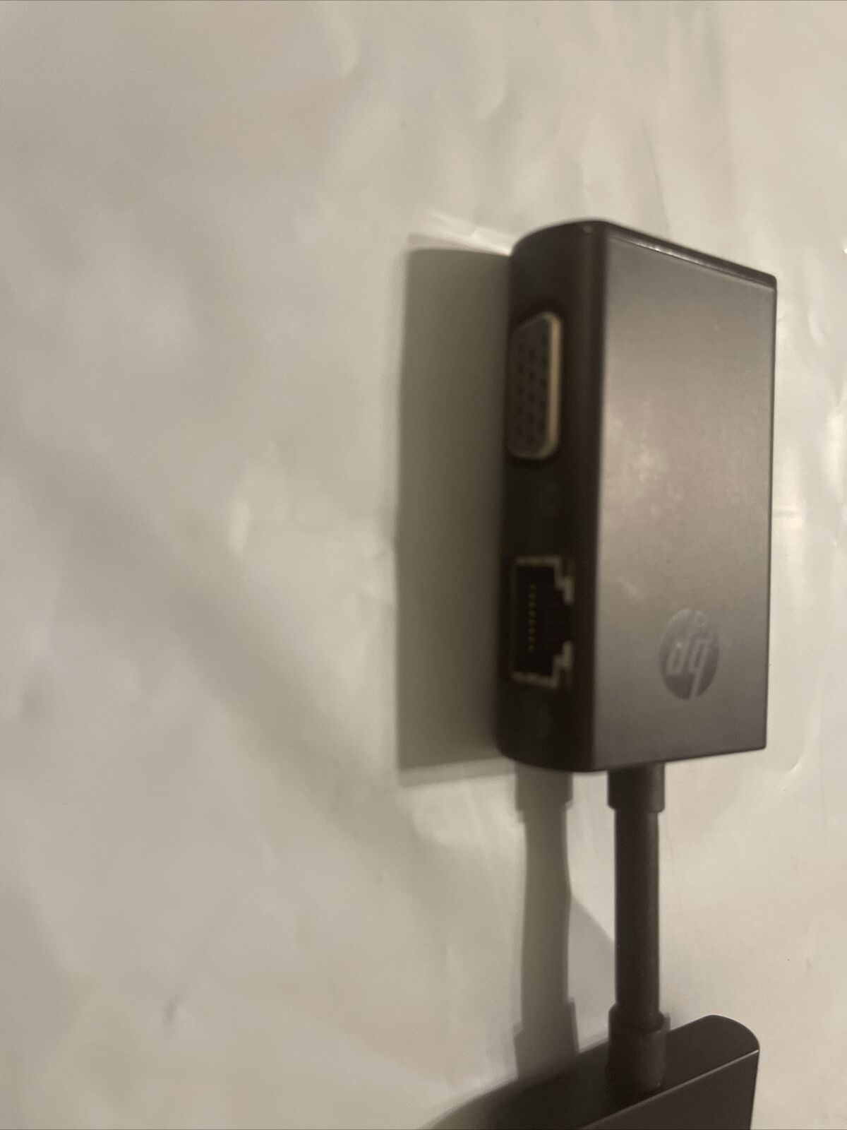 HP Dock Connector to Ethernet/VGA Adapter HSTNN-F03D, 767076-001, 797848-001 ata