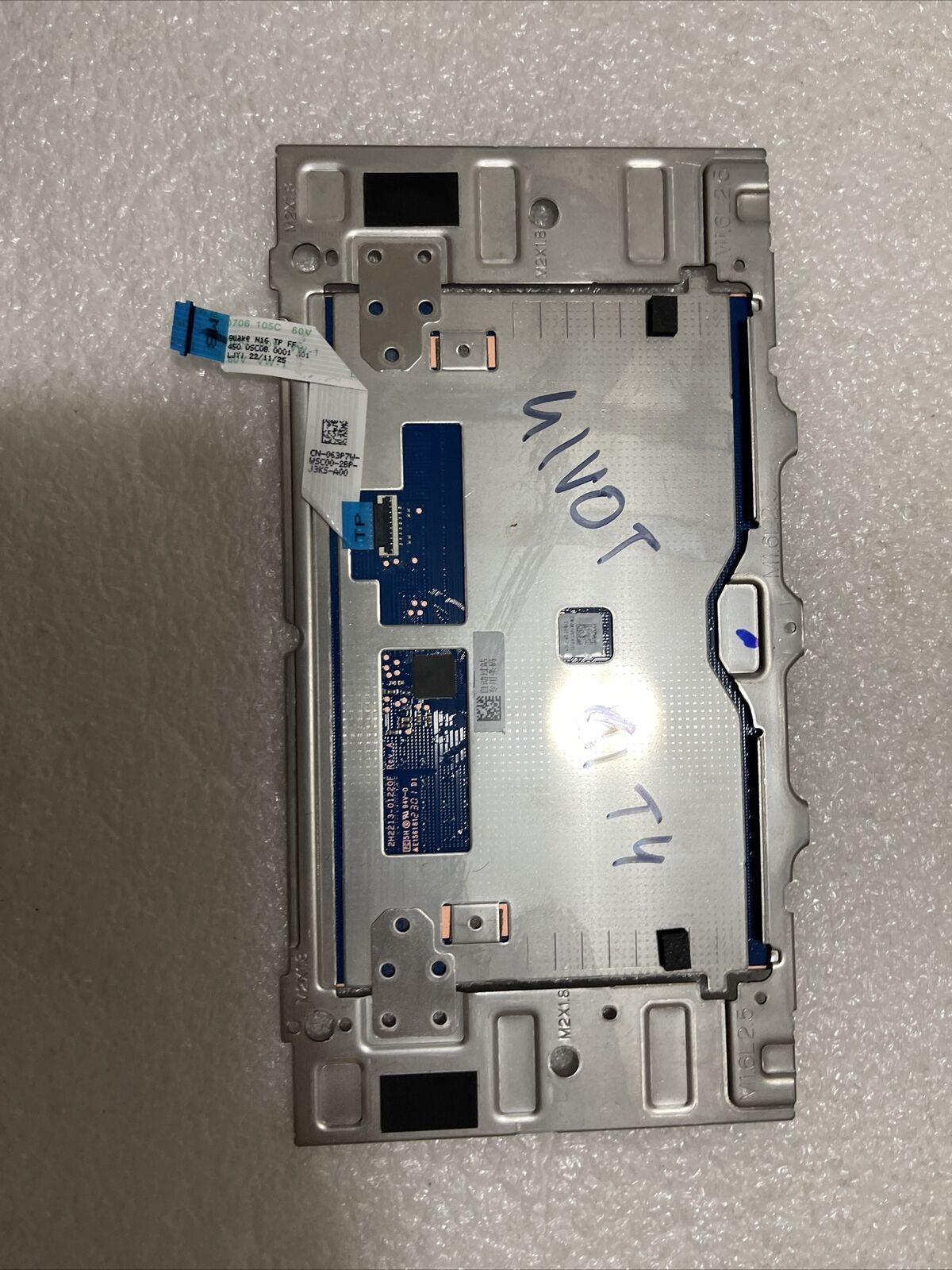 Dell Inspiron 16 7630 Touchpad W Base Blue I7630-7312SLV-PUS i7630 41V0T C1 T4
