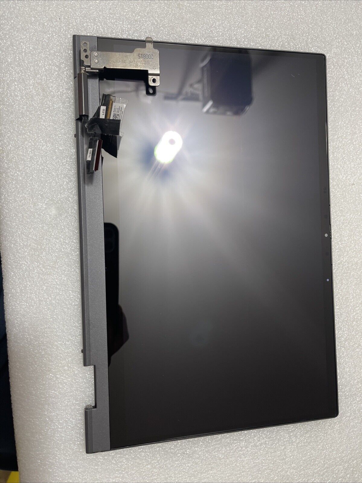 DELL INSPIRON 7300 7306 13.3 UHD WVA LCD 6YF6P MSJ1 Missing Hinge Grade C Read