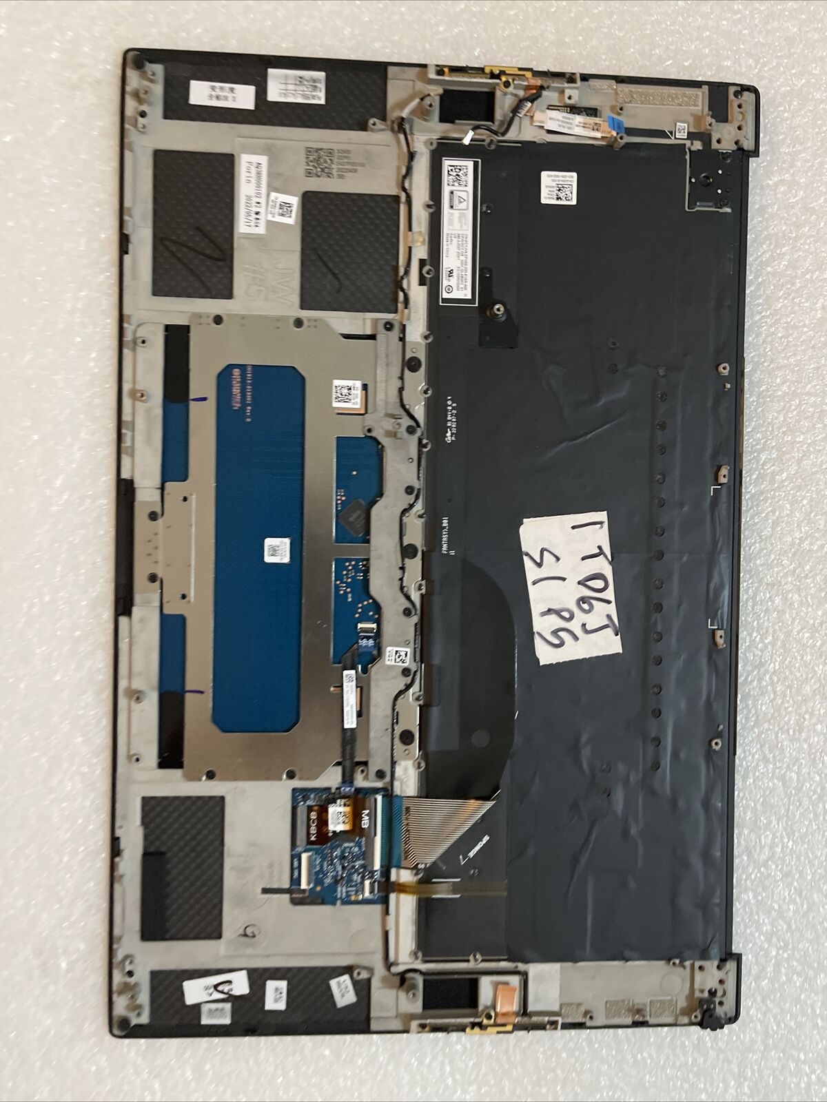 Genuin Dell XPS 15 9510 Palmrest US English Keyboard Touchpad 1TD6J 01TD6J S1 P5