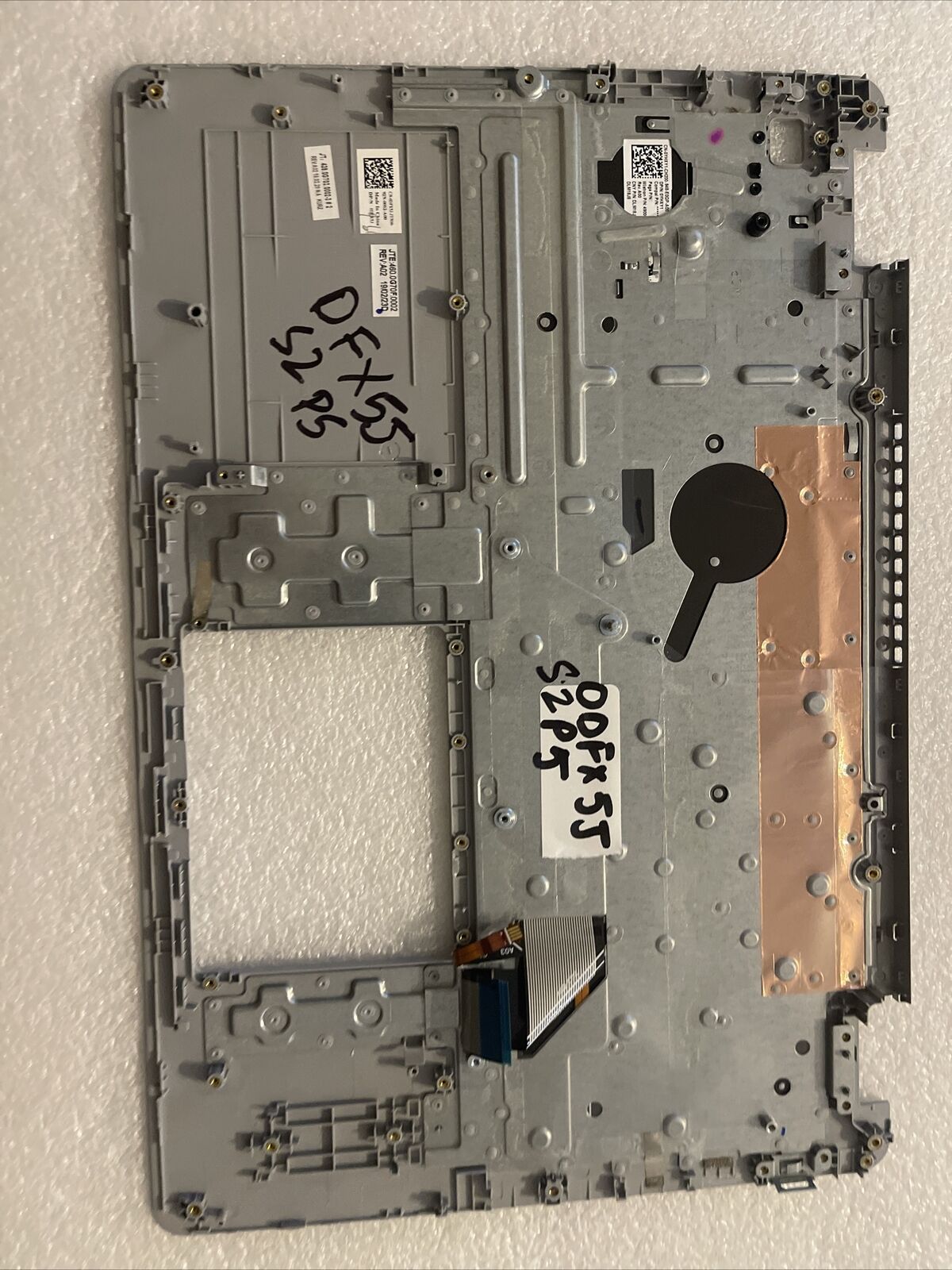 Dell Inspiron 15 5584 Laptop Palmrest Spanish Backlit Keyboard D27G0 DFX5J S2 P5