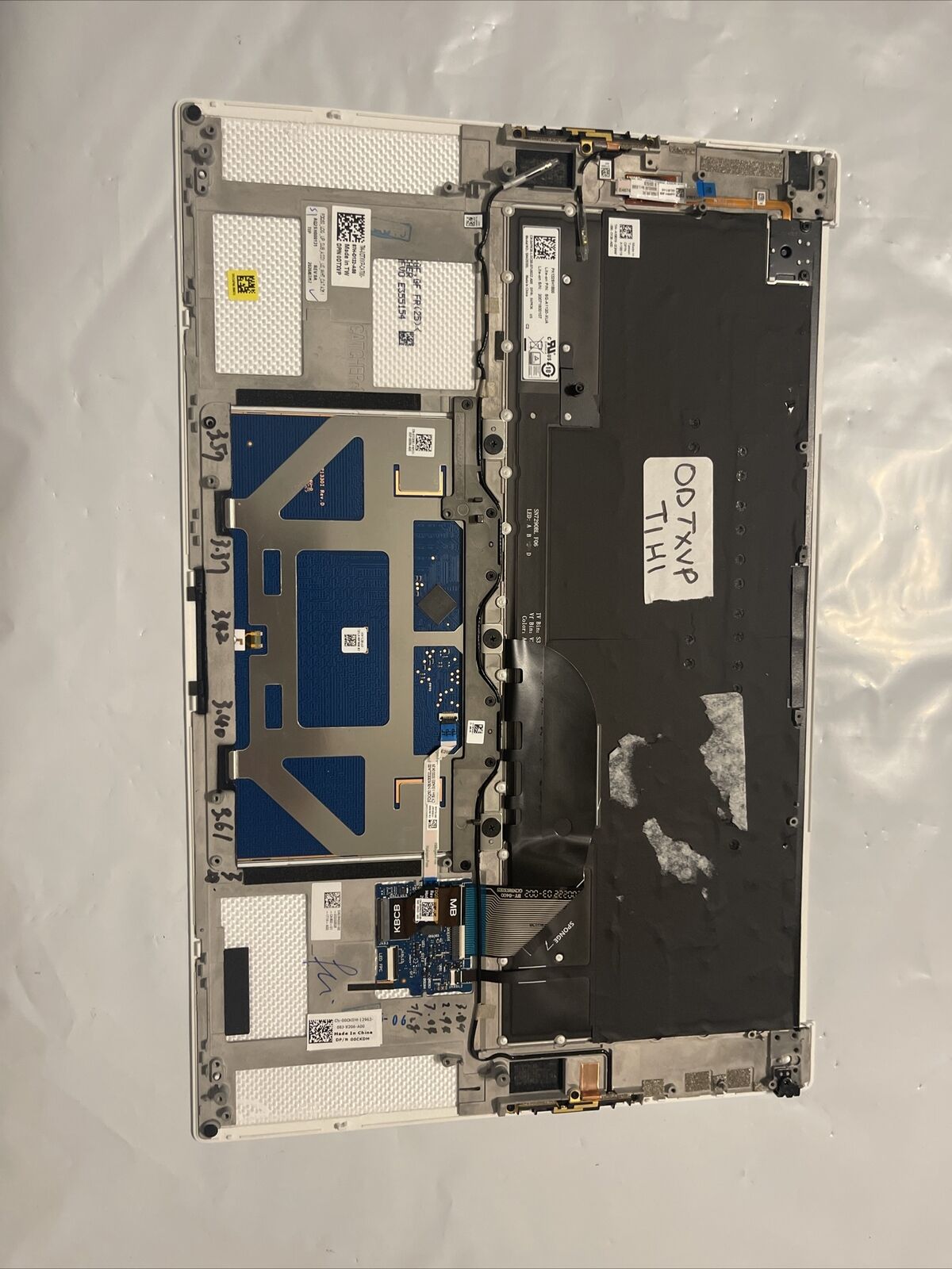 Dell XPS 9500 9510 Precision 5750 Palmrest Touchpad US BCL Keyboard DTXVP T1