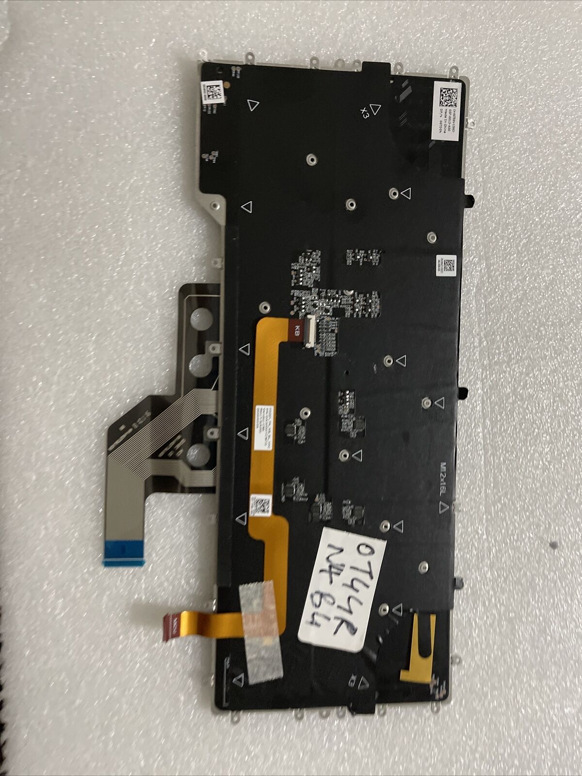Genuine Dell Alienware M15 R2 Lunar Light RGB Laptop Keyboard Y79F6 00T44R N4 B4