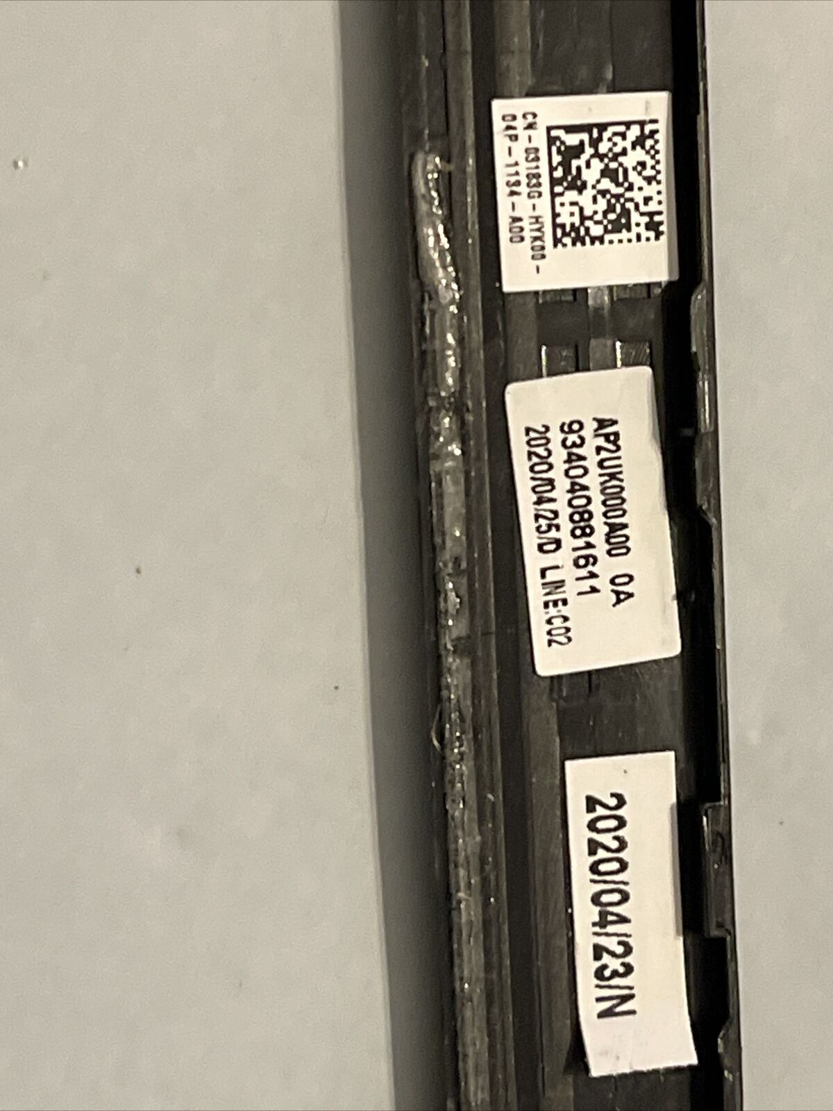 Genuine Oem Dell Lcd Trim Front Bezel Plastic 318G3 0318G3 N4
