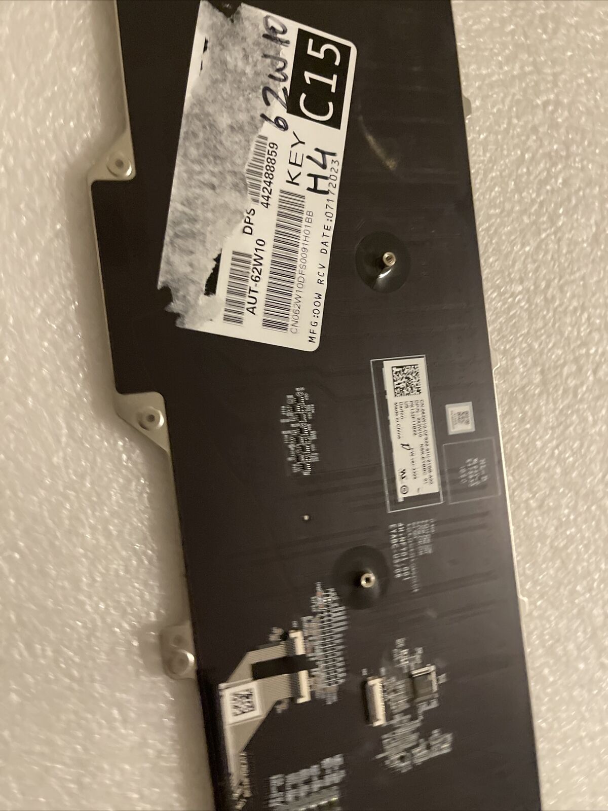 GENUINE DELL Alienware 17 R5 51M  RGB Backlight Keyboard PK132F11B00 62W10 H4 K5