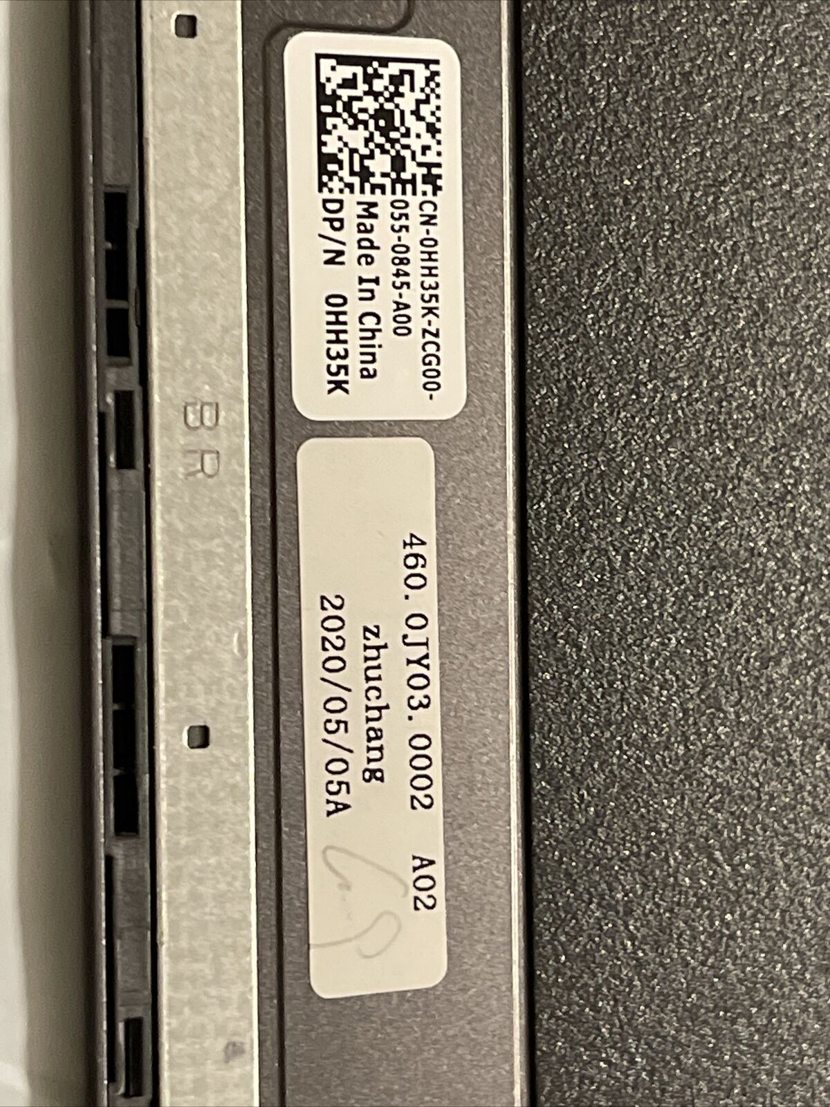 Dell Inspiron 7500 2-in-1 15.6" LCD Back Cover Lid Hinges  HH35K H5 C2 Grade B