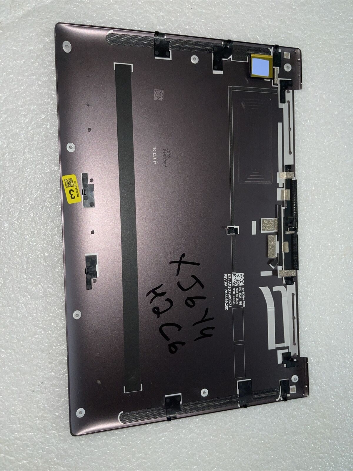 Genuine Dell XPS 13 9315 2022 Bottom Base Cover PURPLE Umber 0XJ6Y4 XJ6Y4 H2 C6
