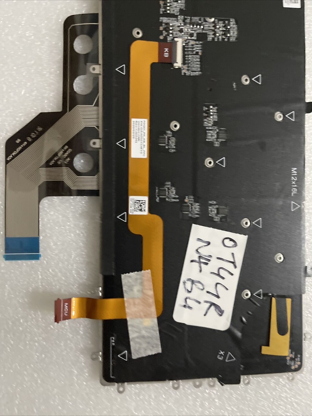 Genuine Dell Alienware M15 R2 Lunar Light RGB Laptop Keyboard Y79F6 00T44R N4 B4