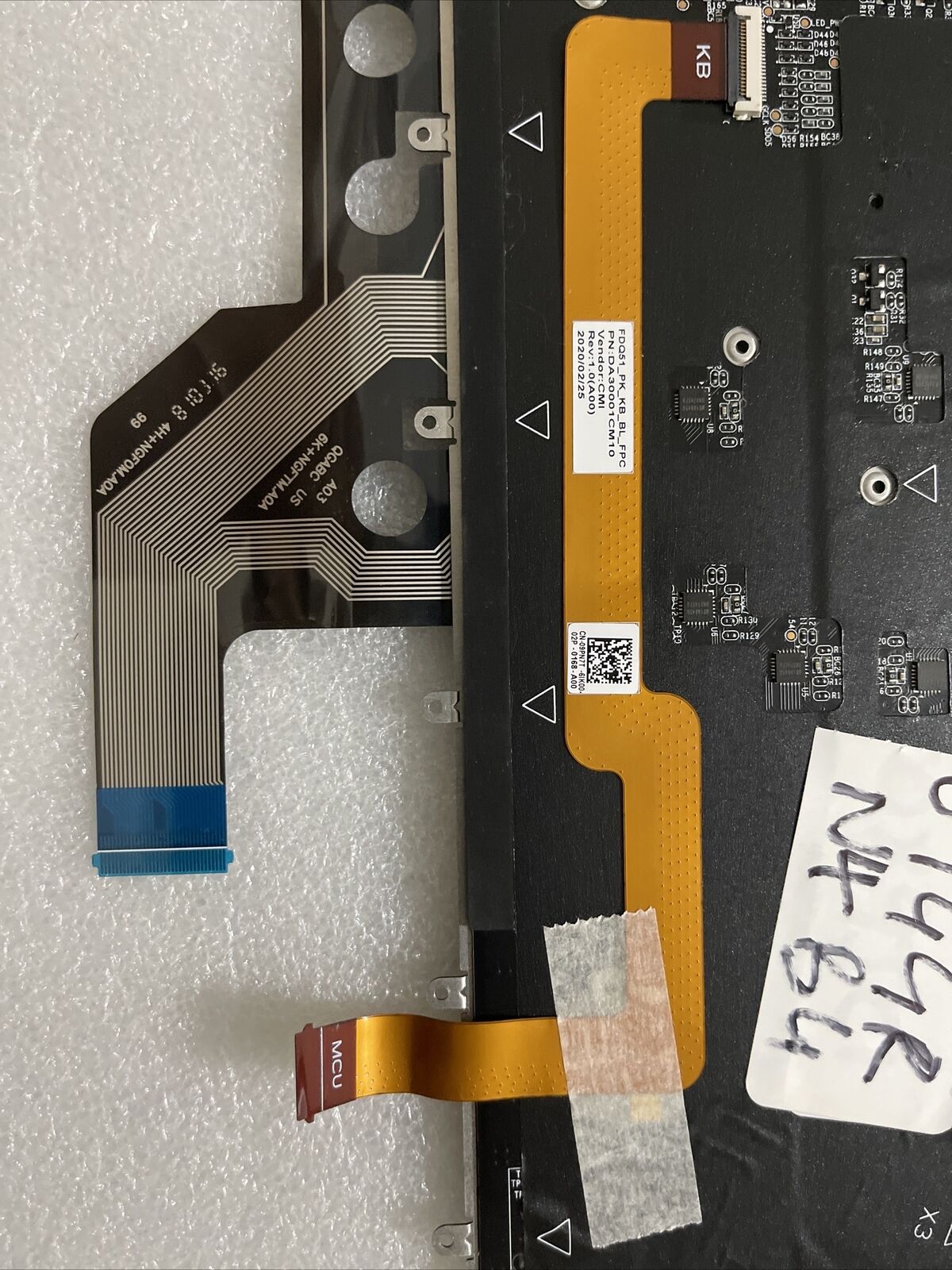 Genuine Dell Alienware M15 R2 Lunar Light RGB Laptop Keyboard Y79F6 00T44R N4 B4