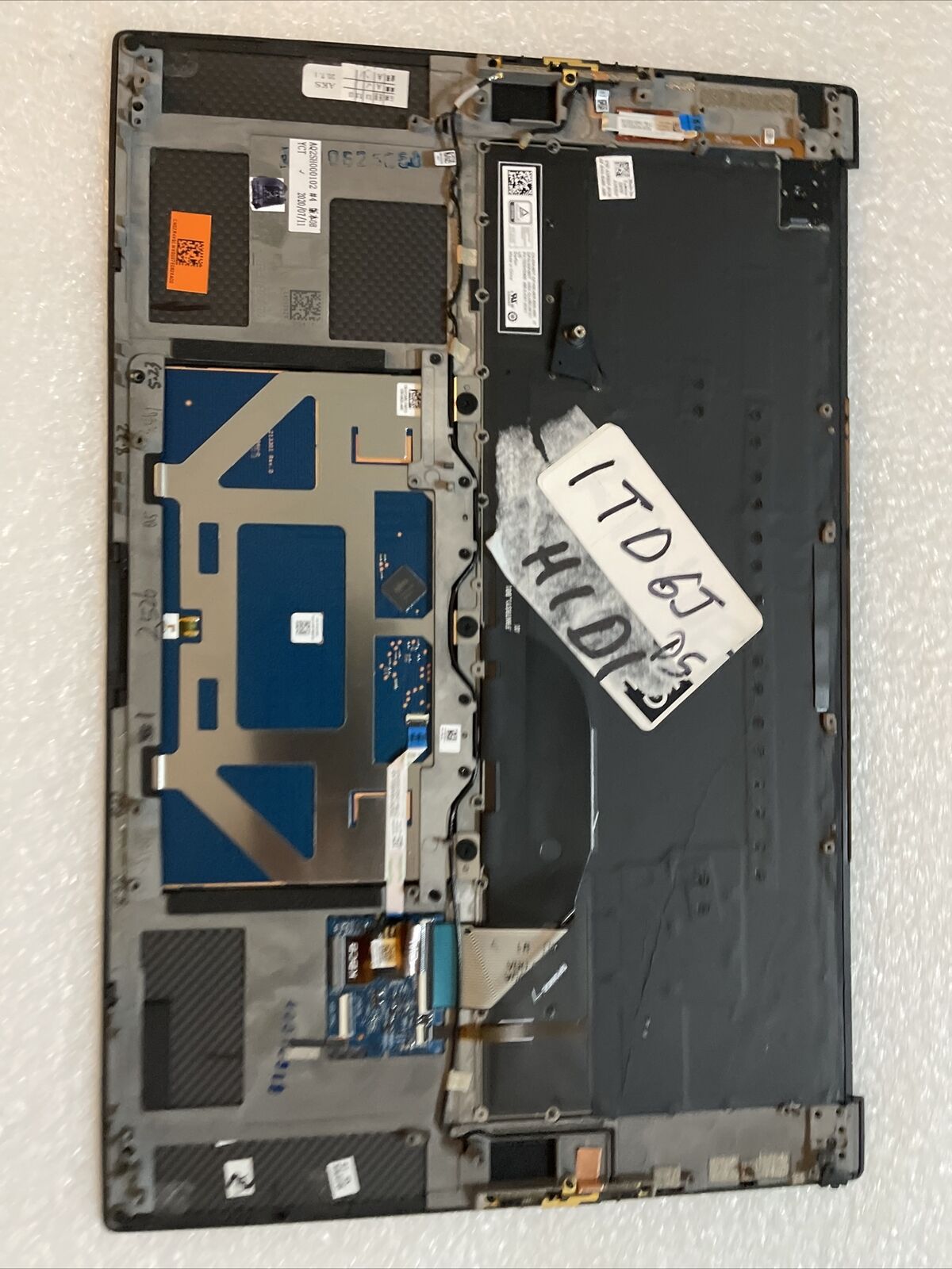 Oem Dell XPS 15 9510 Palmrest US English Keyboard Touchpad 1TD6J 01TD6J H1 D1 D5