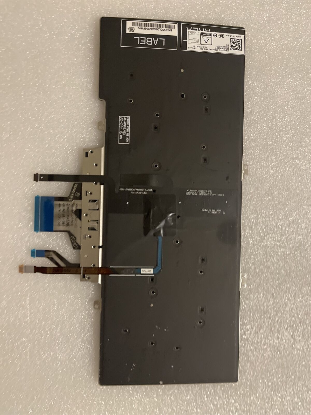 New Dell OEM Latitude 5400 5401 Backlit Laptop Keyboard Dual Point 3J9FC 03J9FC