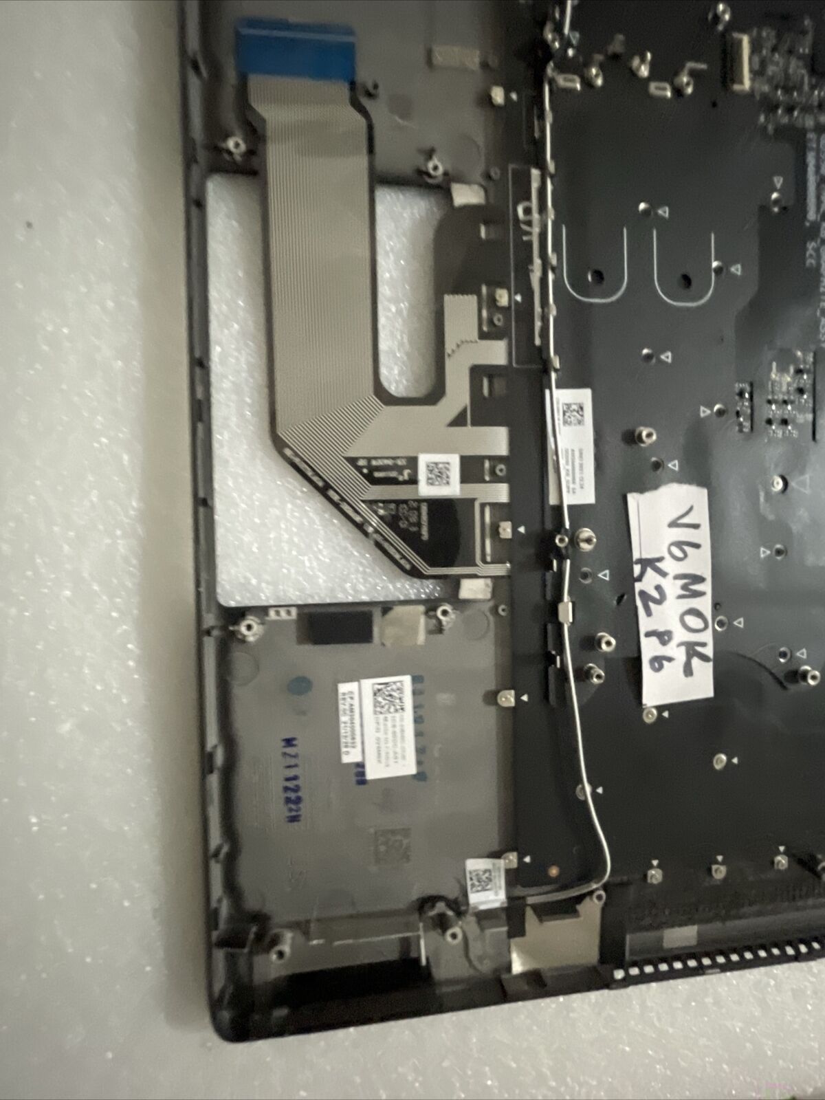 Dell Alienware x15 R1 Laptop Palmrest US RGB BCL Keyboard 0V6M0K K2P6 Grade B