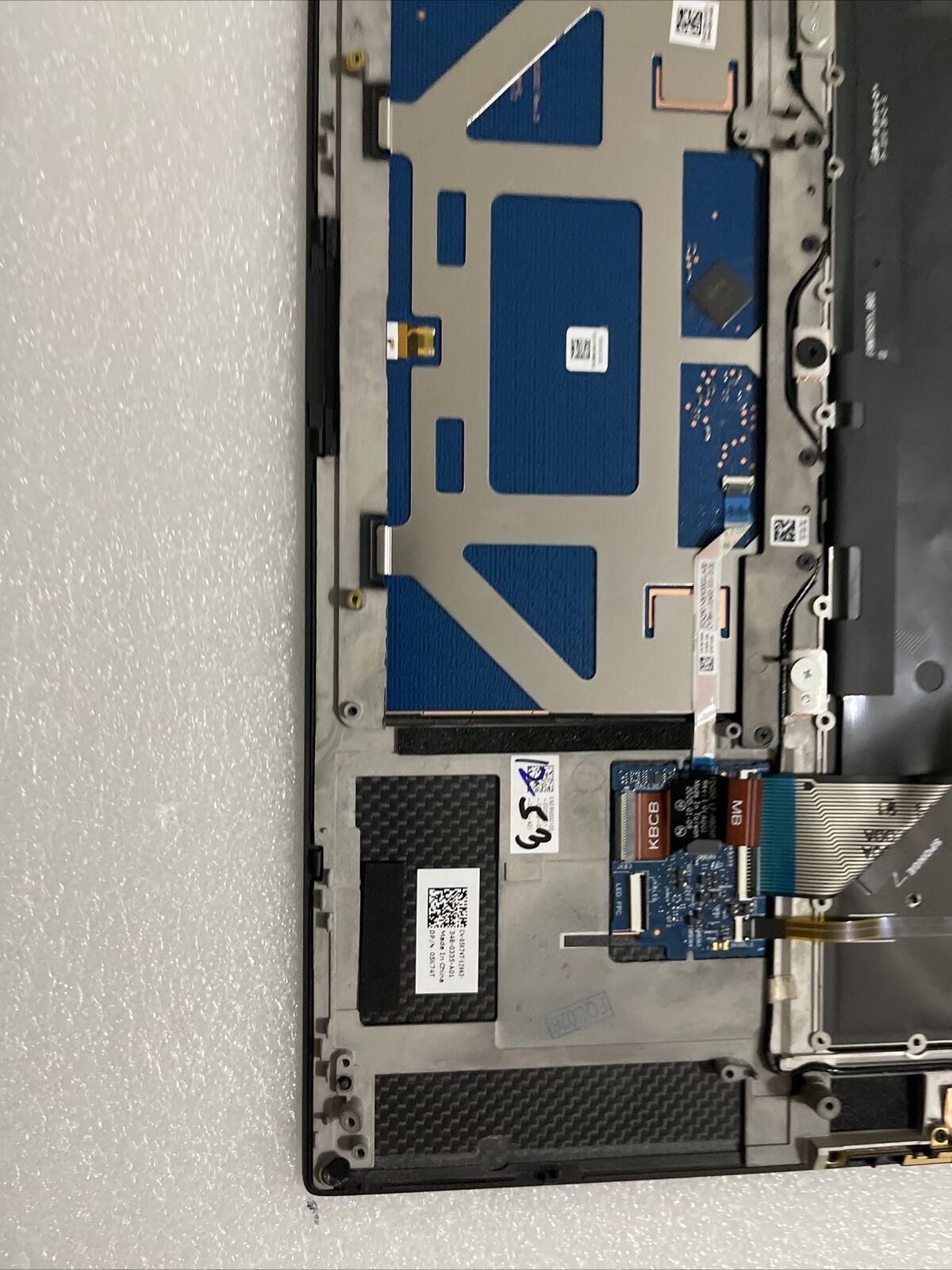 New Dell XPS  9500 9510 Palmrest Touchpad US Backlit Keyboard 6JV4G K1 D5