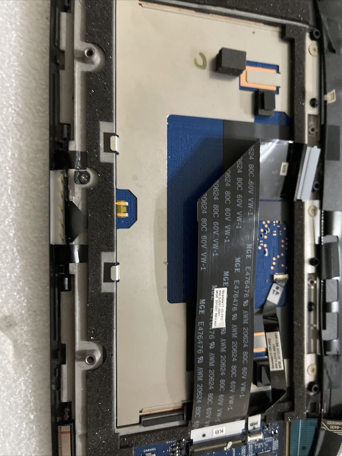 Dell XPS 9720 Touchpad Palmrest Backlit US English Keyboard  0FWJ2 NH D5