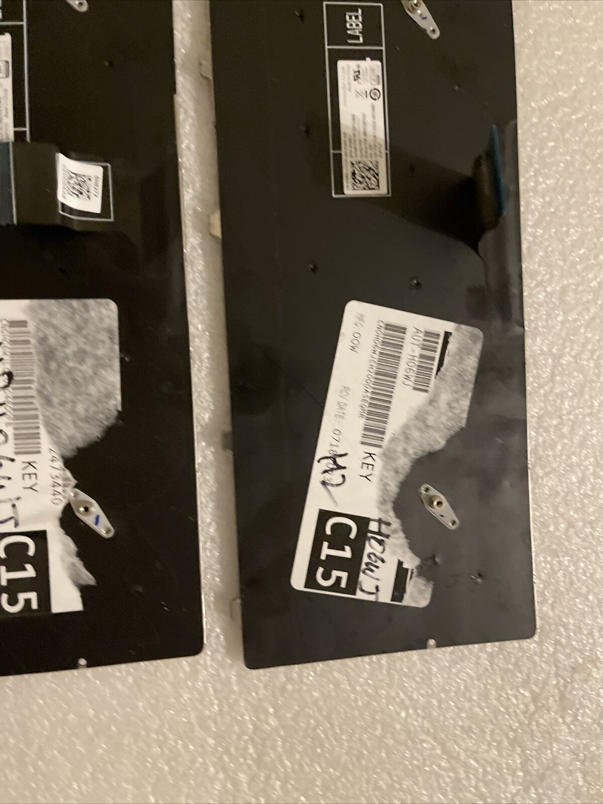 Lot of 2 Dell Chromebook 3100 5190 2in1 Laptop US Eng Keyboard No Bezel H06WJ H2