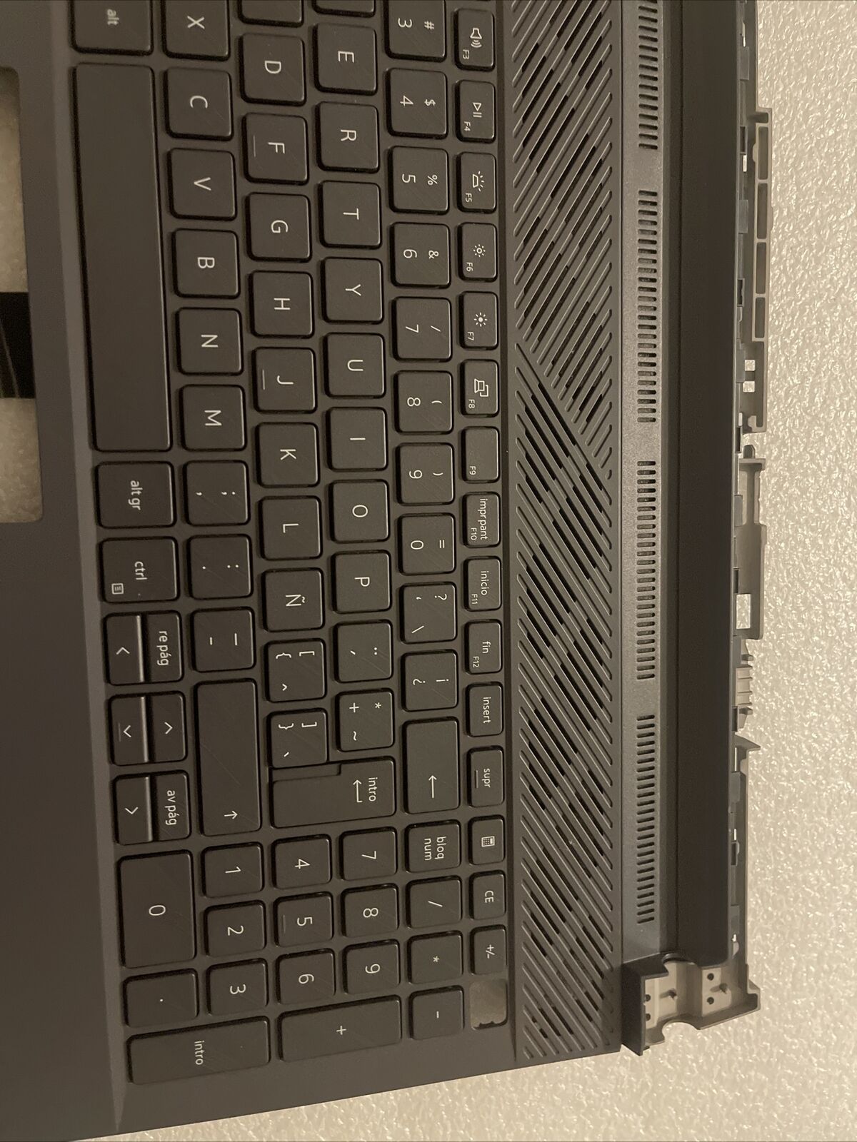 Dell Inspiron 15 G15 5510 5511 5515 Palmrest Spanish Backlit Keyboard V256H A4H2