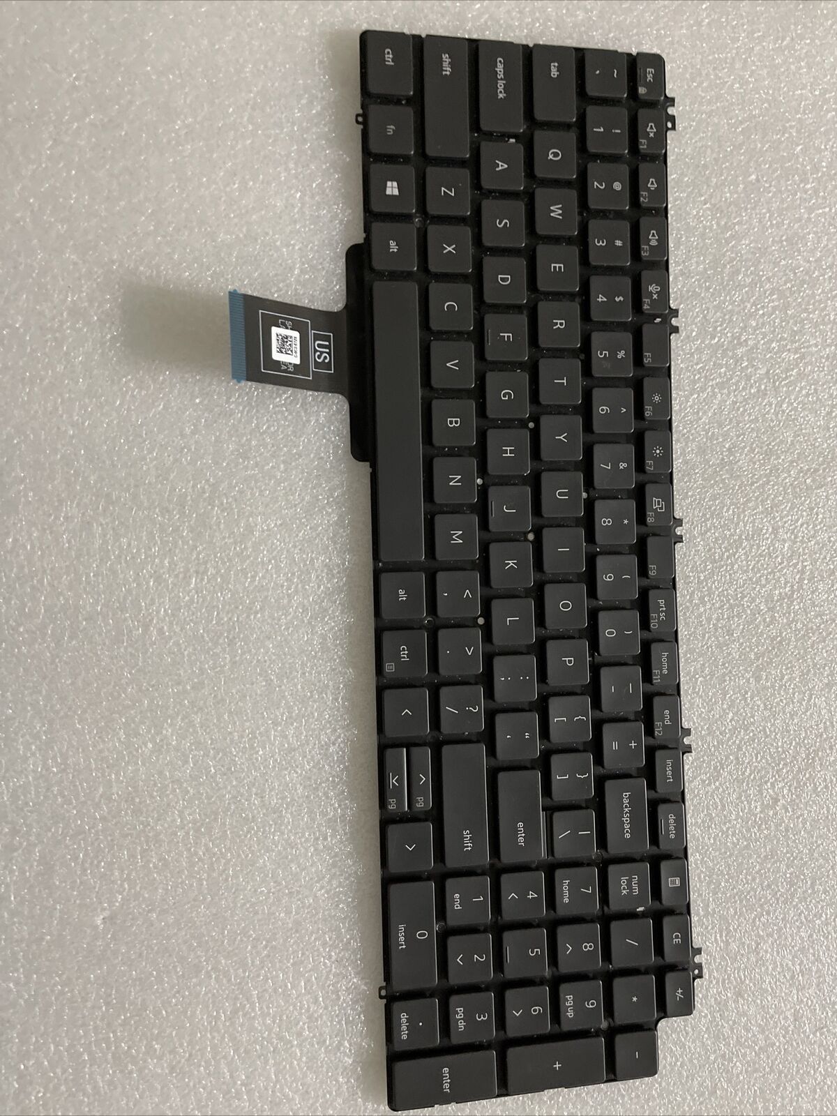 DELL Precision 7550 7560 7750 7760 Laptop Non Backlit Eng Keyboard 1WYH2 FAB