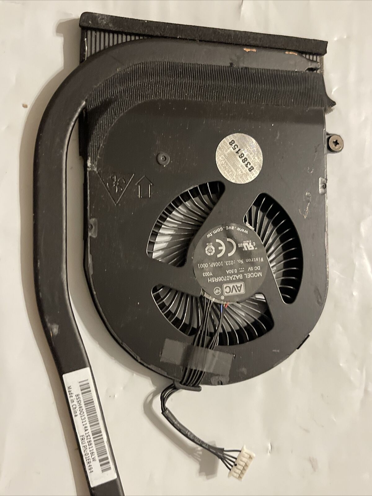 Genuine LENOVO THINKPAD T580 HEATSINK FAN  Assembly   01ER493 01ER494 ata