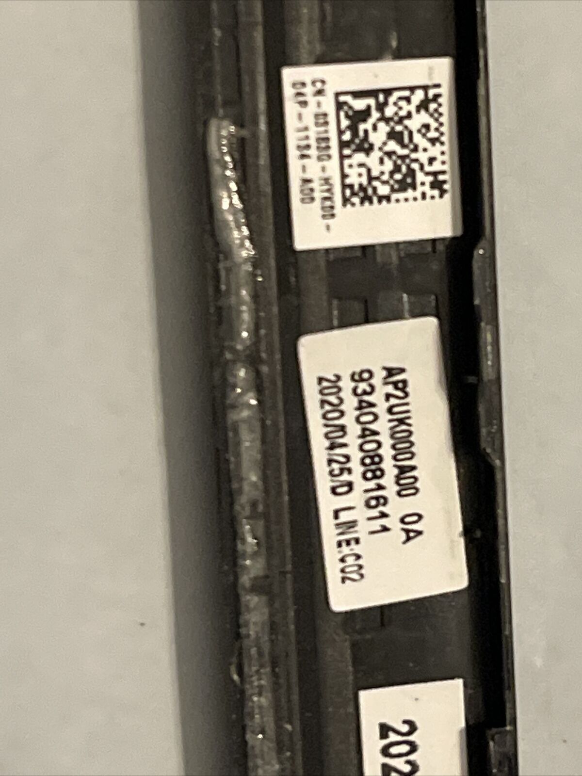 Genuine Oem Dell Lcd Trim Front Bezel Plastic 318G3 0318G3 N4