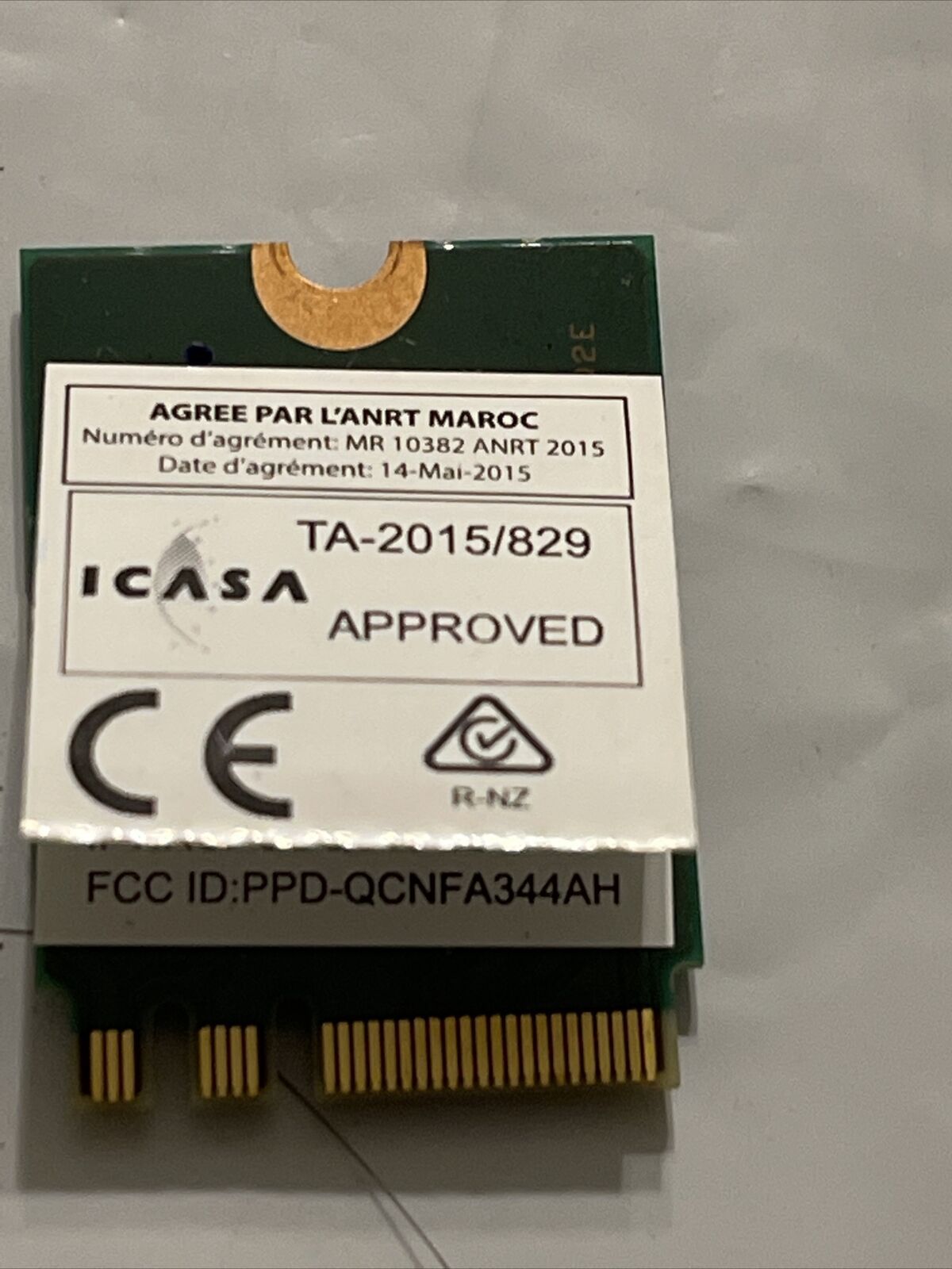 Lenovo Yoga 710-15IKB 80V5 15.6" Wireless WiFi Card  QCNFA344A ata 01AX713