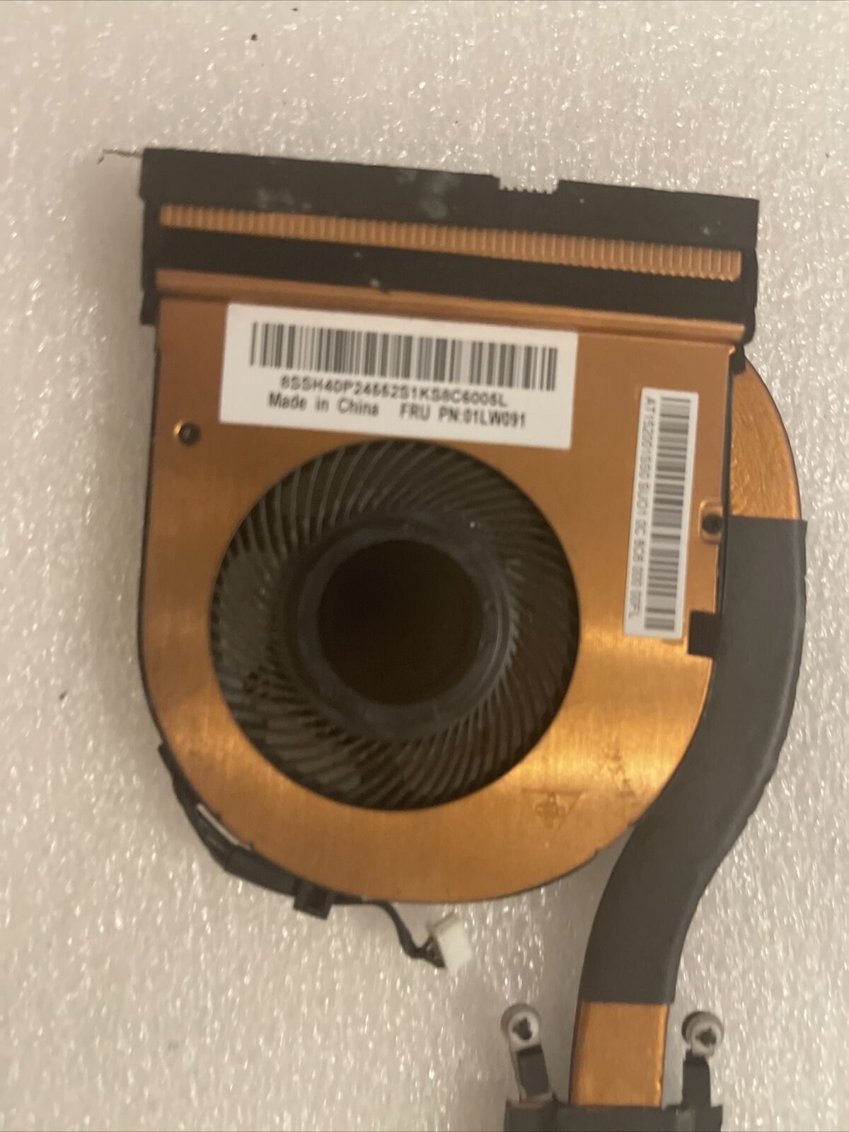 GENUINE LENOVO THINKPAD A475 HEATSINK AND FAN ASSEMBLY 01LW090 01LW091 H1