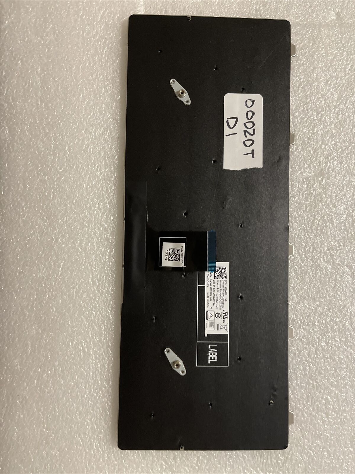 Genuine DELL Chromebook 11 3100 3110 3180 3189 5190 Keyboard 00D2DT 0D2DT D2 Sm3