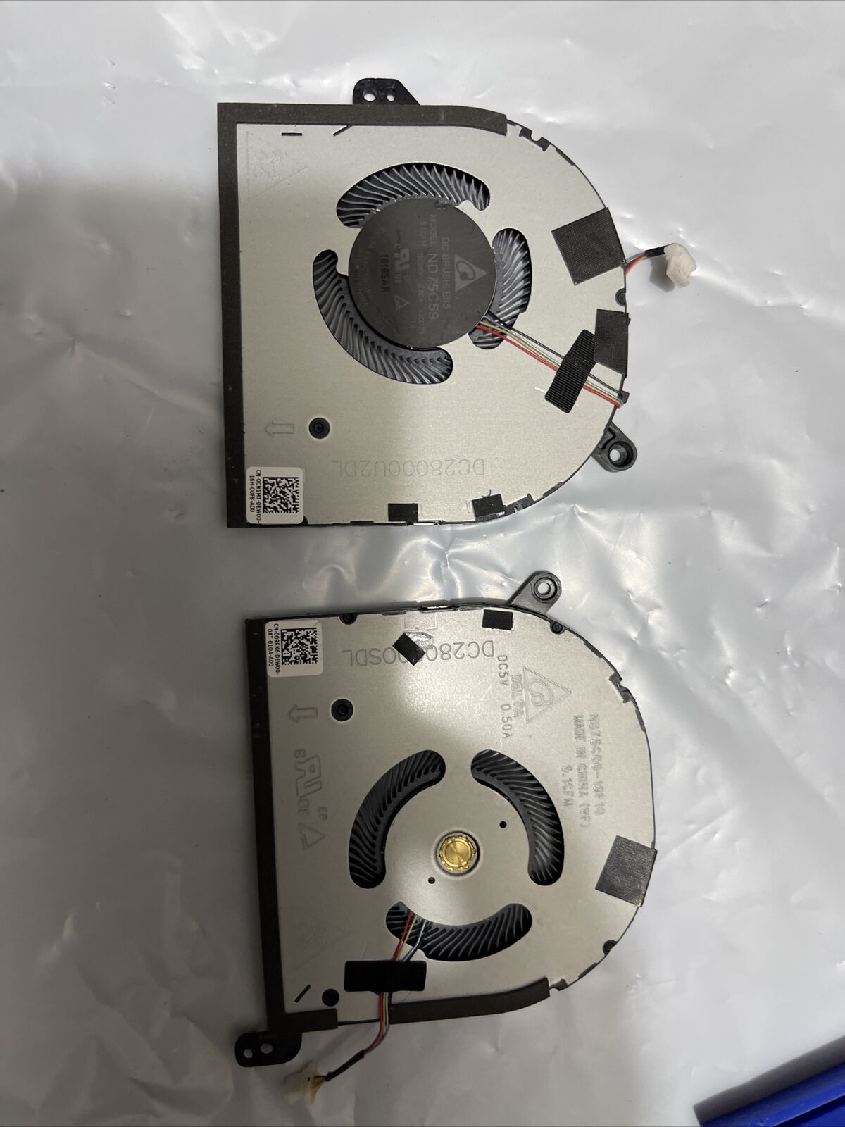 Oem Dell Precision 5550 5560 XPS 15 9500 9510 GPU+CPU Cooling Fan 0CN1MT 009RK6