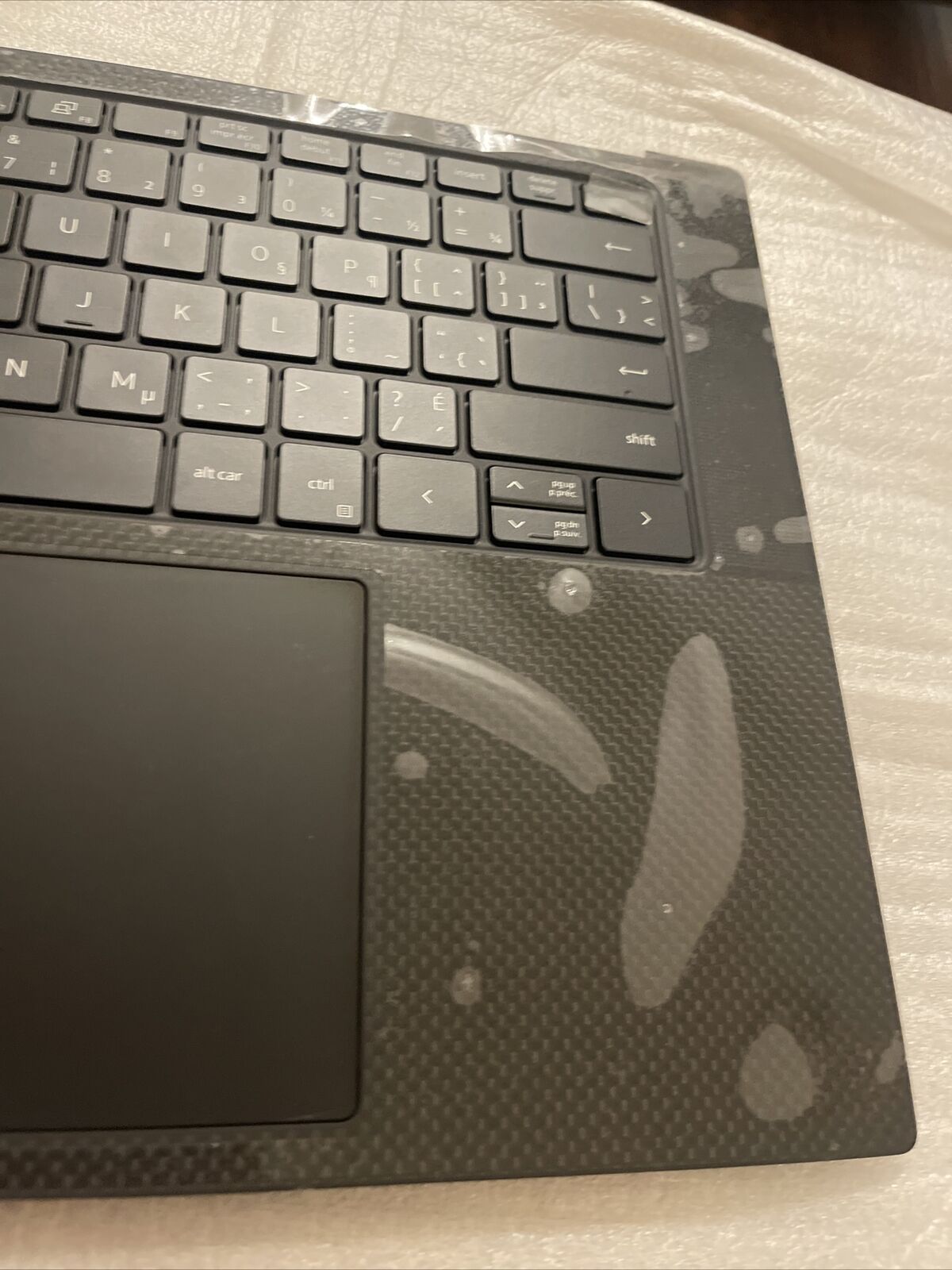 French Dell OEM XPS 9500 Touchpad Palmrest french Keyboard  6JV4G 06JV4G 18 P3